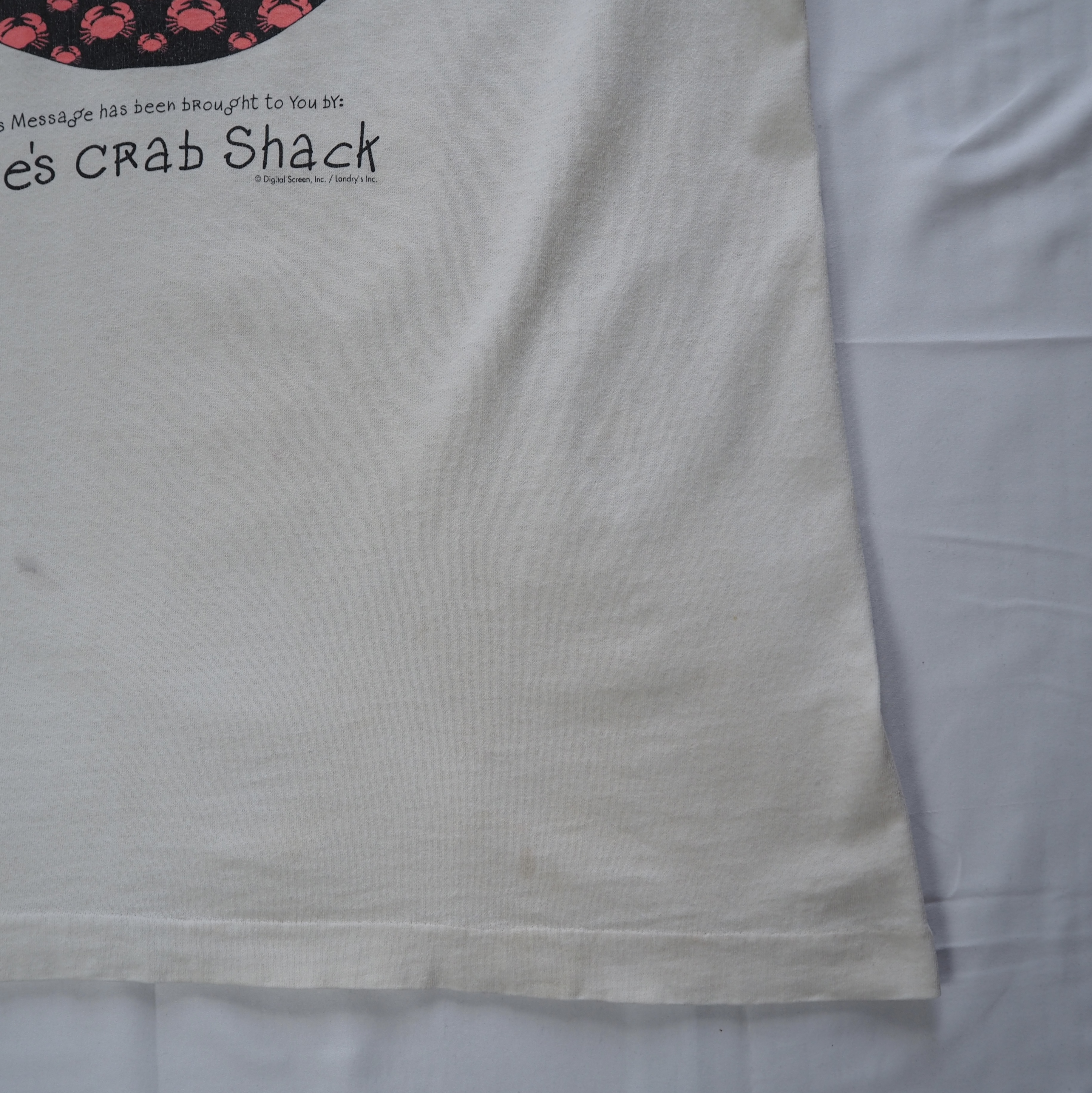 90’s Fruits of the loom ピースマークTシャツ XL の画像 7