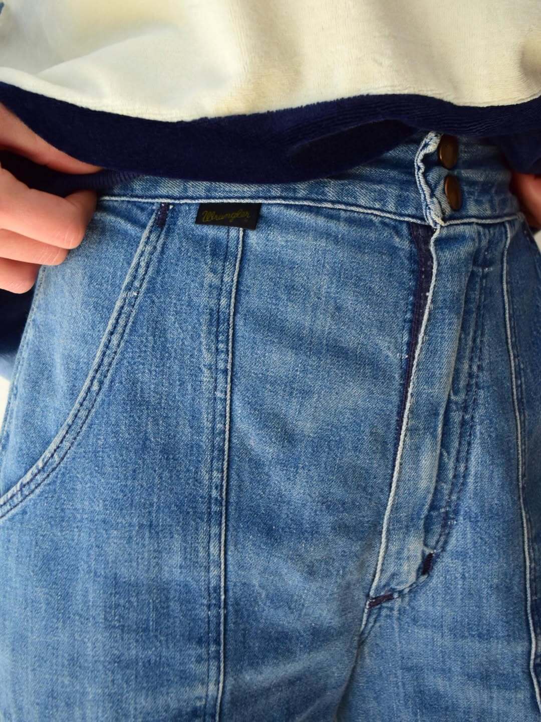 Wrangler flare denim pants の画像 4