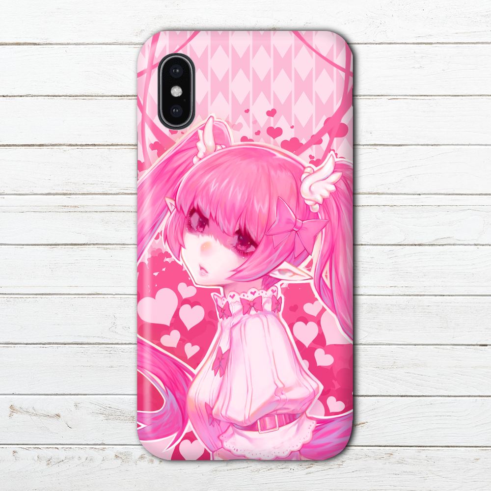 Iphoneケース スマホケース Iphonexs X 病みかわいい メンヘラ Xperia Iphone5 6 6s 7 8 可愛い 女の子 Galaxy Arrows Aquos タイトル ピンクツインテール 作 ゆう おしゃれでかわいいiphoneケース スマホケース Tシャツ かっこいいイラストのクリエイターグッズ