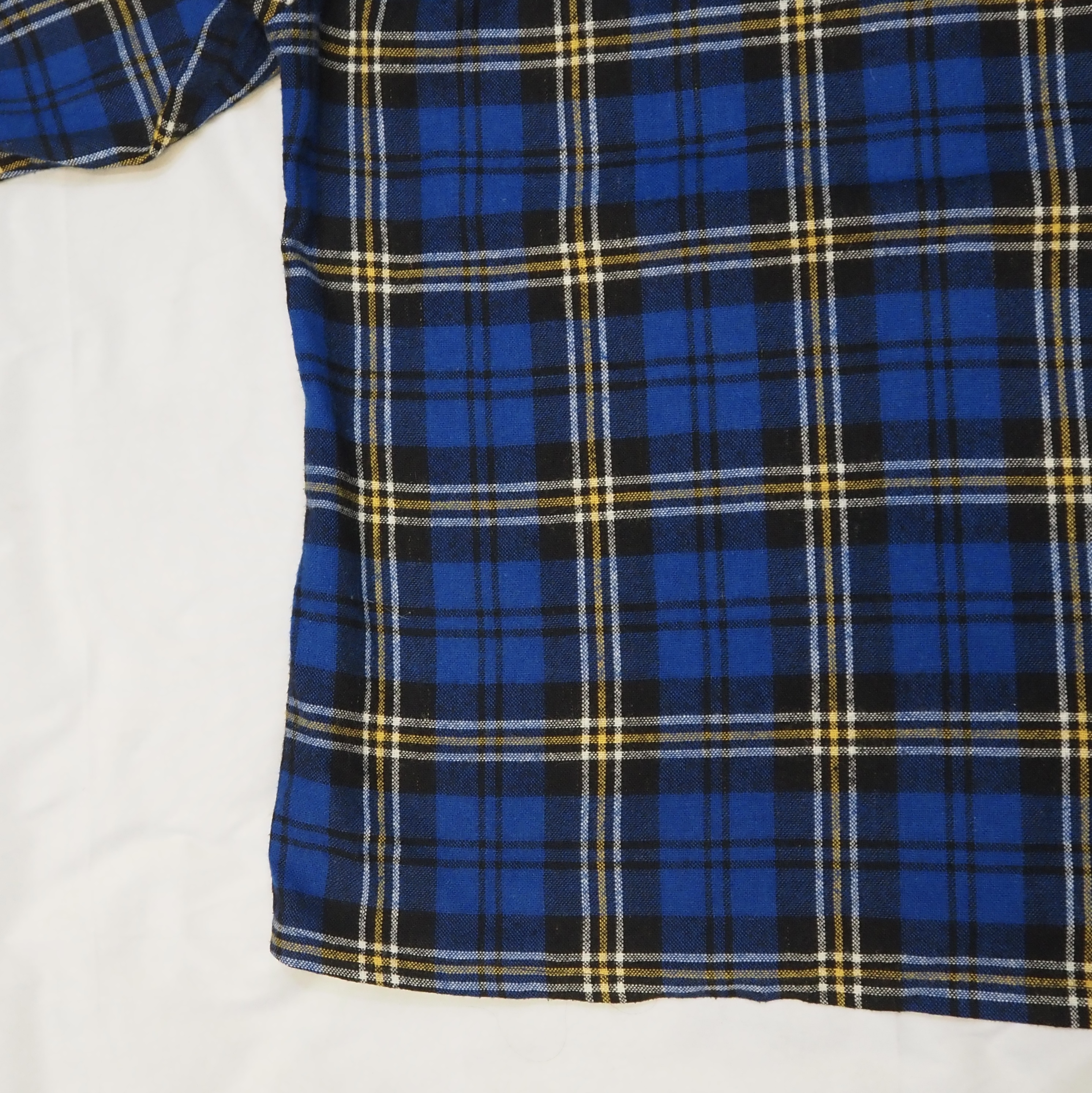 50’s Wool Shirt ブルー×イエロー の画像 13