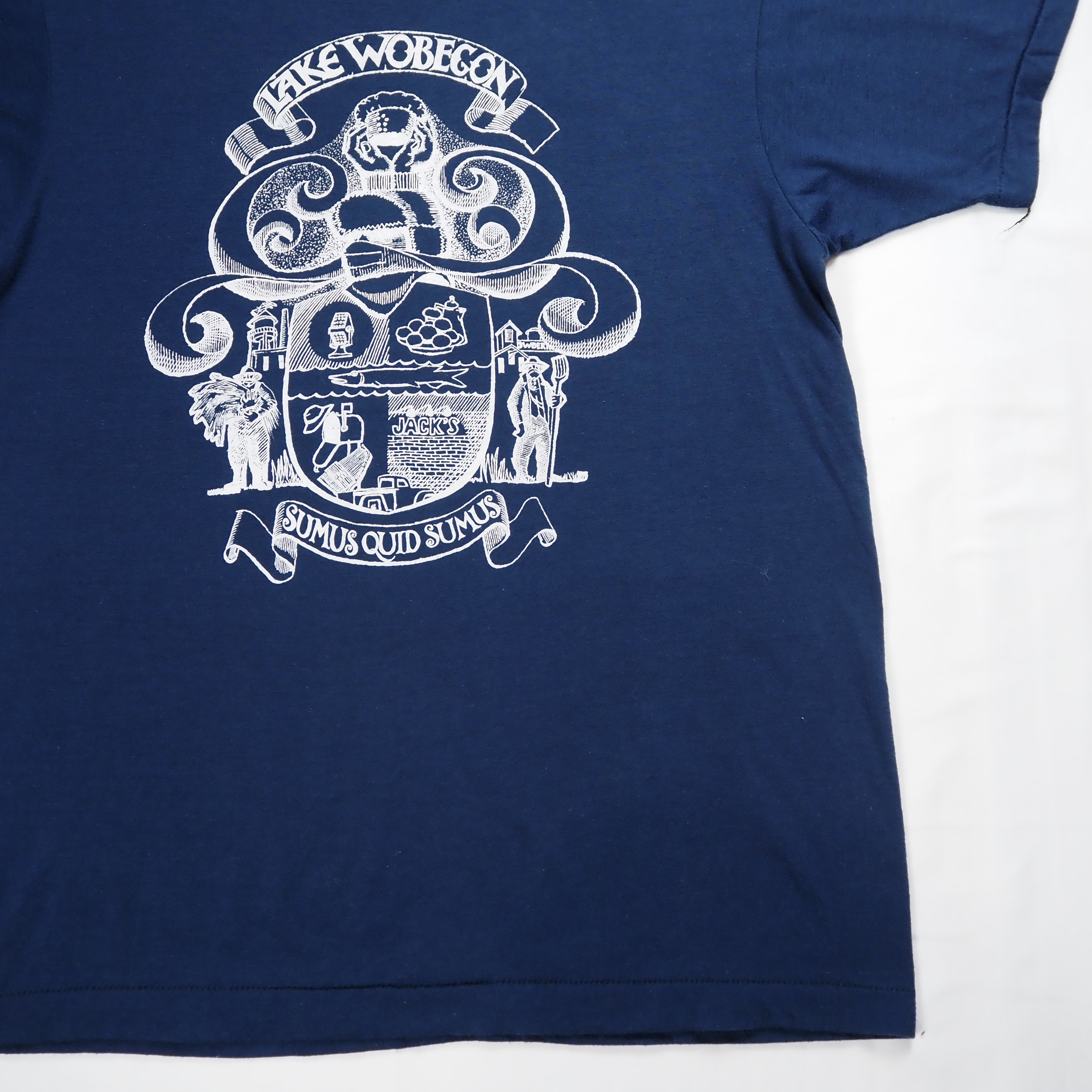 80’s Screen Stars プリントTシャツ Lサイズ ネイビー の画像 7