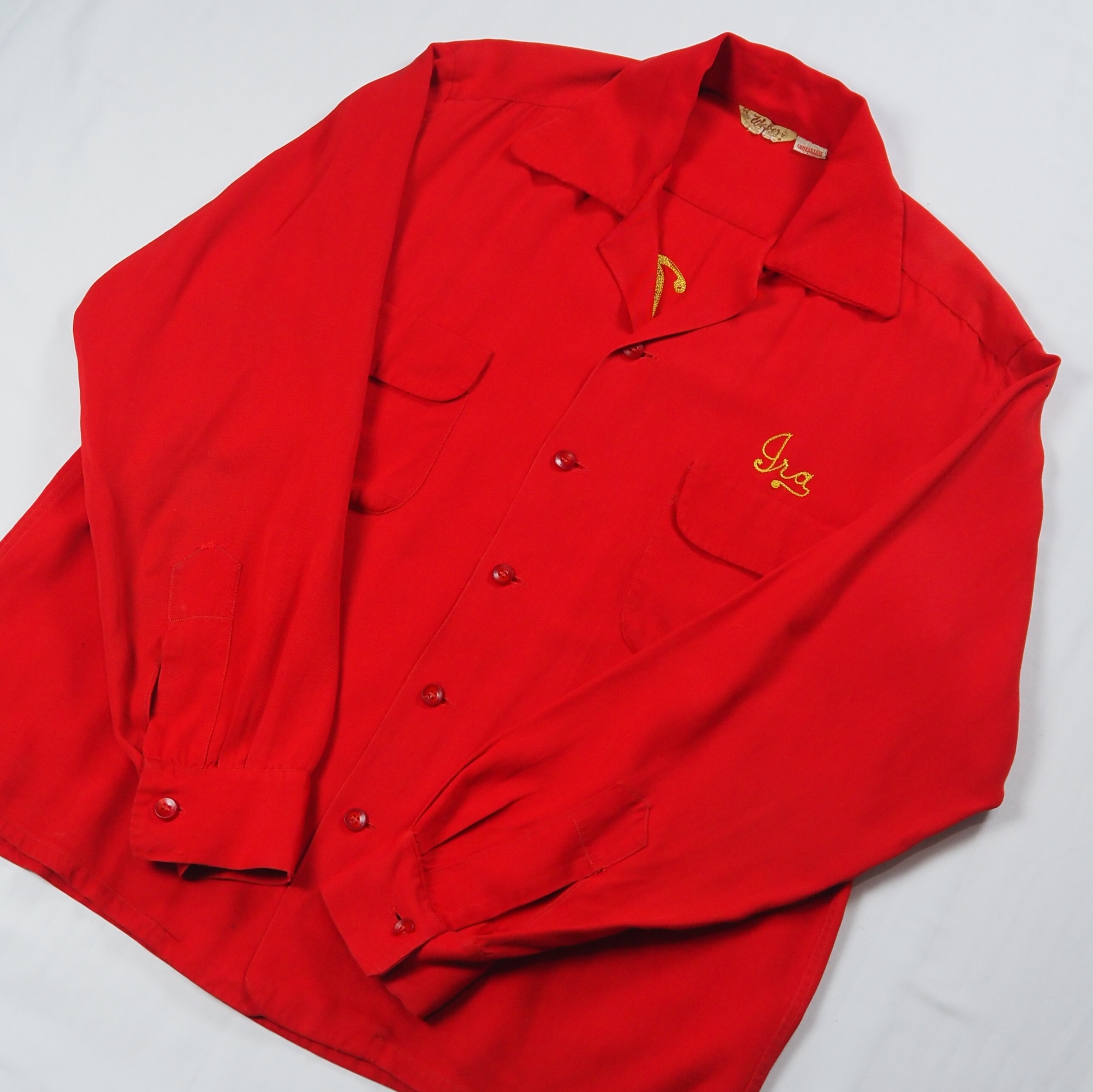 【9/19(土) 入荷商品】50's レーヨンシャツ チェーンステッチ の画像 11
