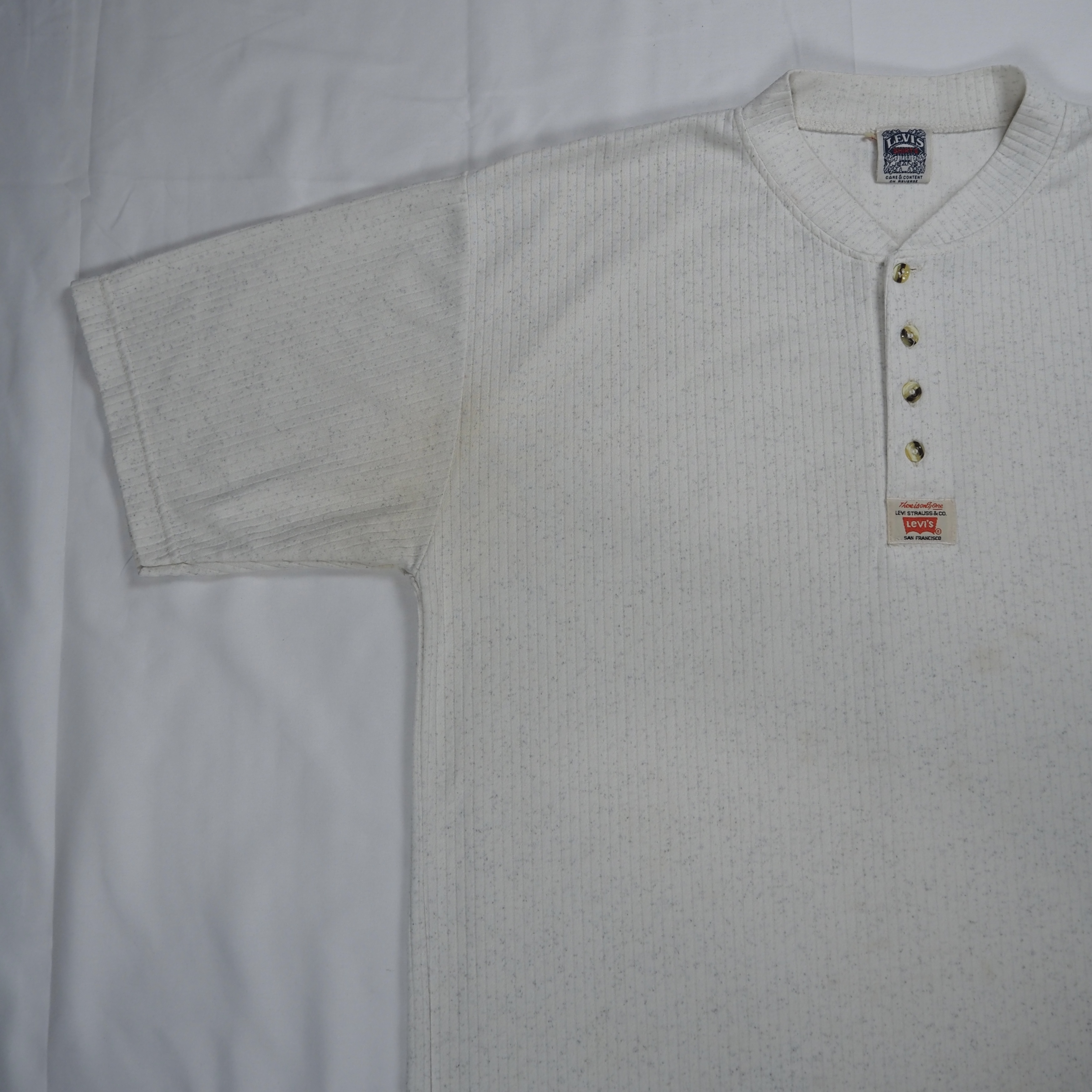 00’s Levi’s ヘンリーネックTシャツ Lサイズ程度 の画像 4
