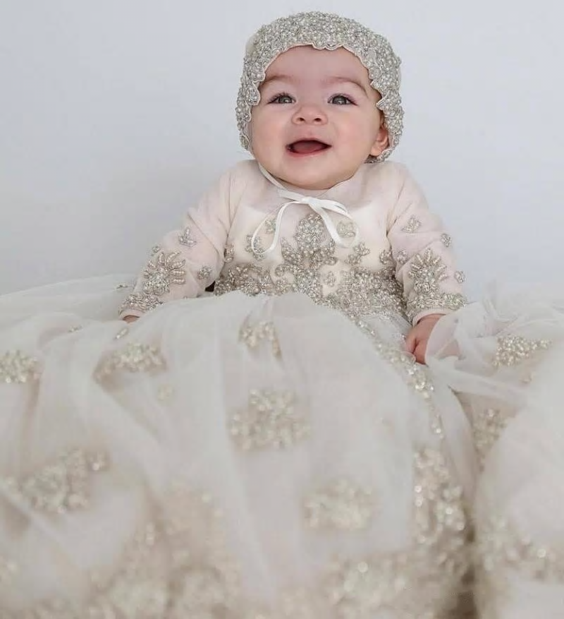 luxury christening gowns