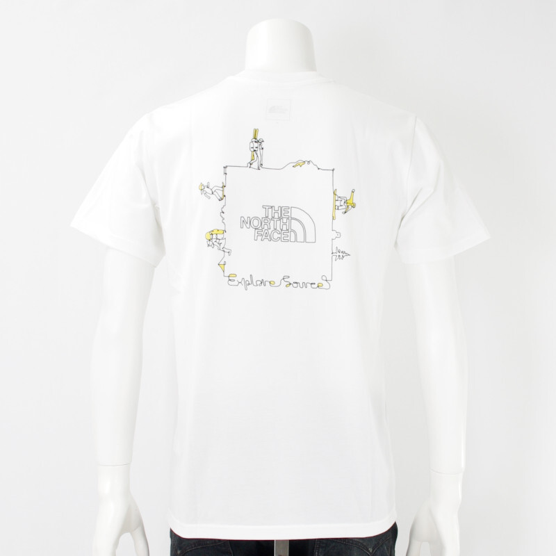 THE NORTH FACE|ザ・ノース・フェイス|S/S Explore Source Circulation Tee|ショートスリーブエクスプロールソースサーキュレーションティー(メンズ)|ホワイト