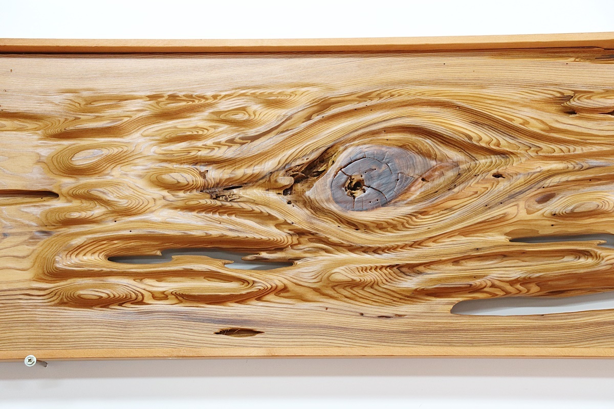 天然欄間 ハス欄間 屋久杉 アウトレットらんま