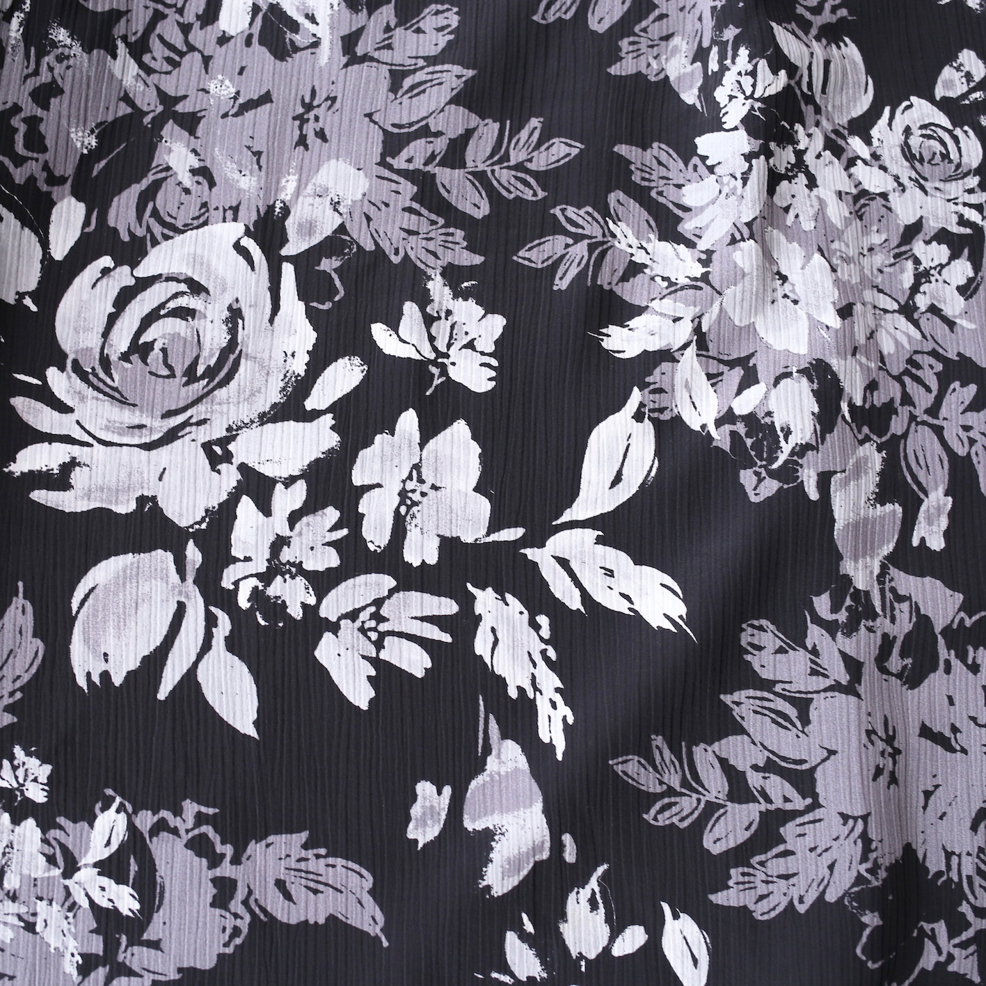 墨絵 Flower Art Pattern Over Size Shirt Nihil 墨絵 Flower Art Pattern Over Size Shirt Nihil