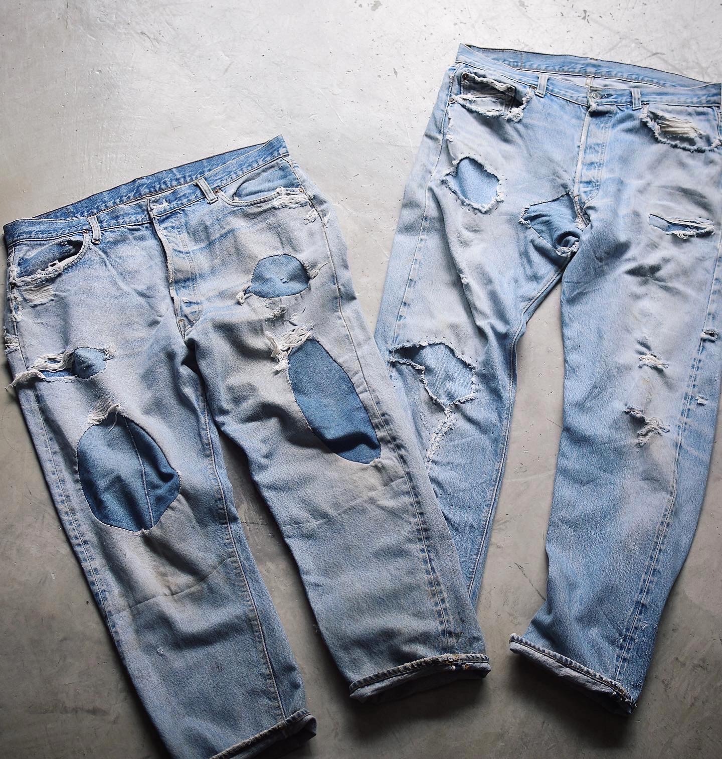 Vintage【Levi's】501 Late 66 Red Line Grunge Denim Pants の画像 6