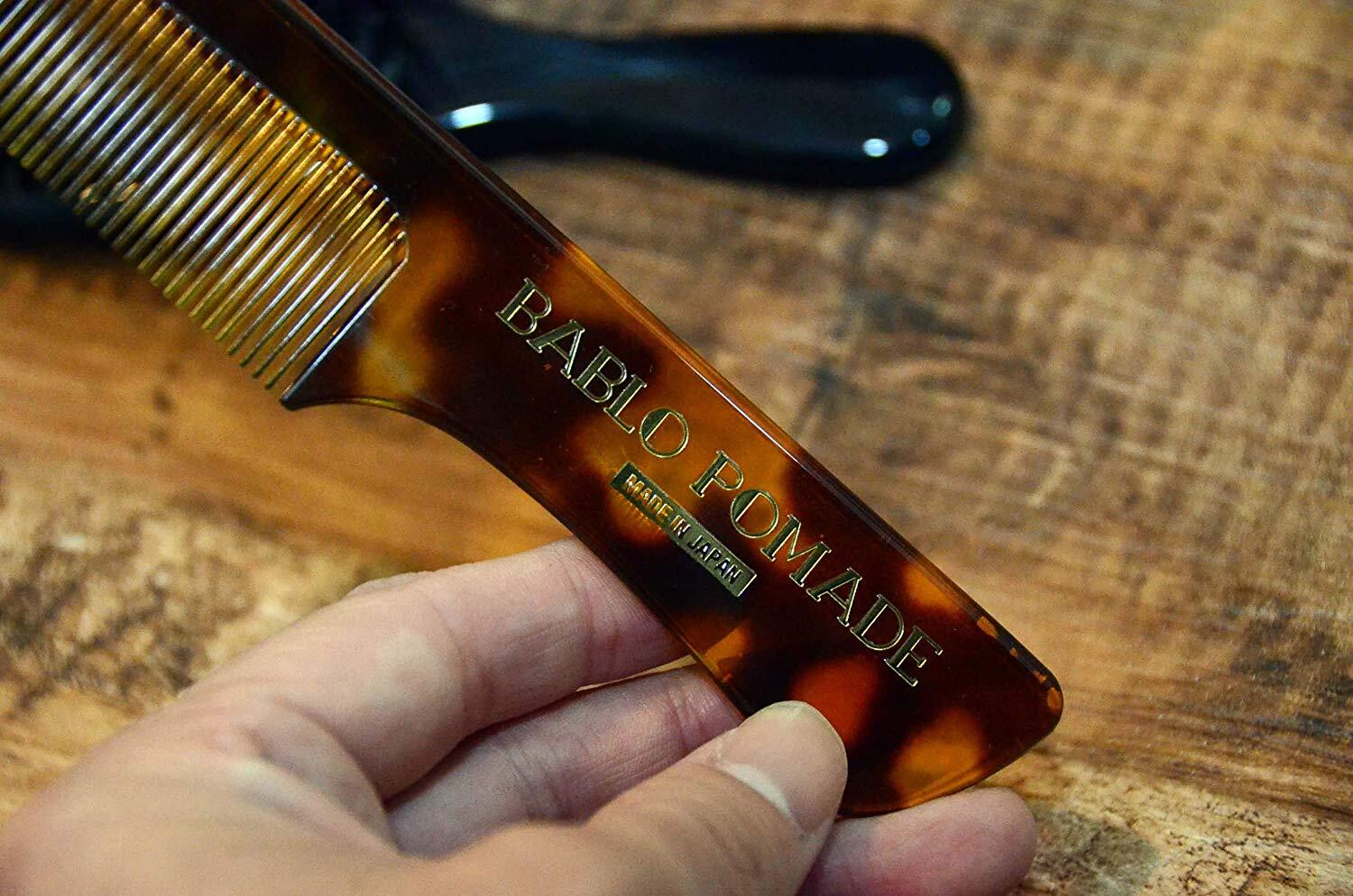 バブロポマード コーム櫛 メンズ男性 つげ スタイリング ヘアケア べっ甲 バーバーbarberスタイル Bablo Pomade バブロ ポマード バブロポマード コーム櫛 メンズ男性 つげ スタイリング ヘアケア べっ甲 バーバーbarberスタイル Bablo Pomade バブロ ポマード