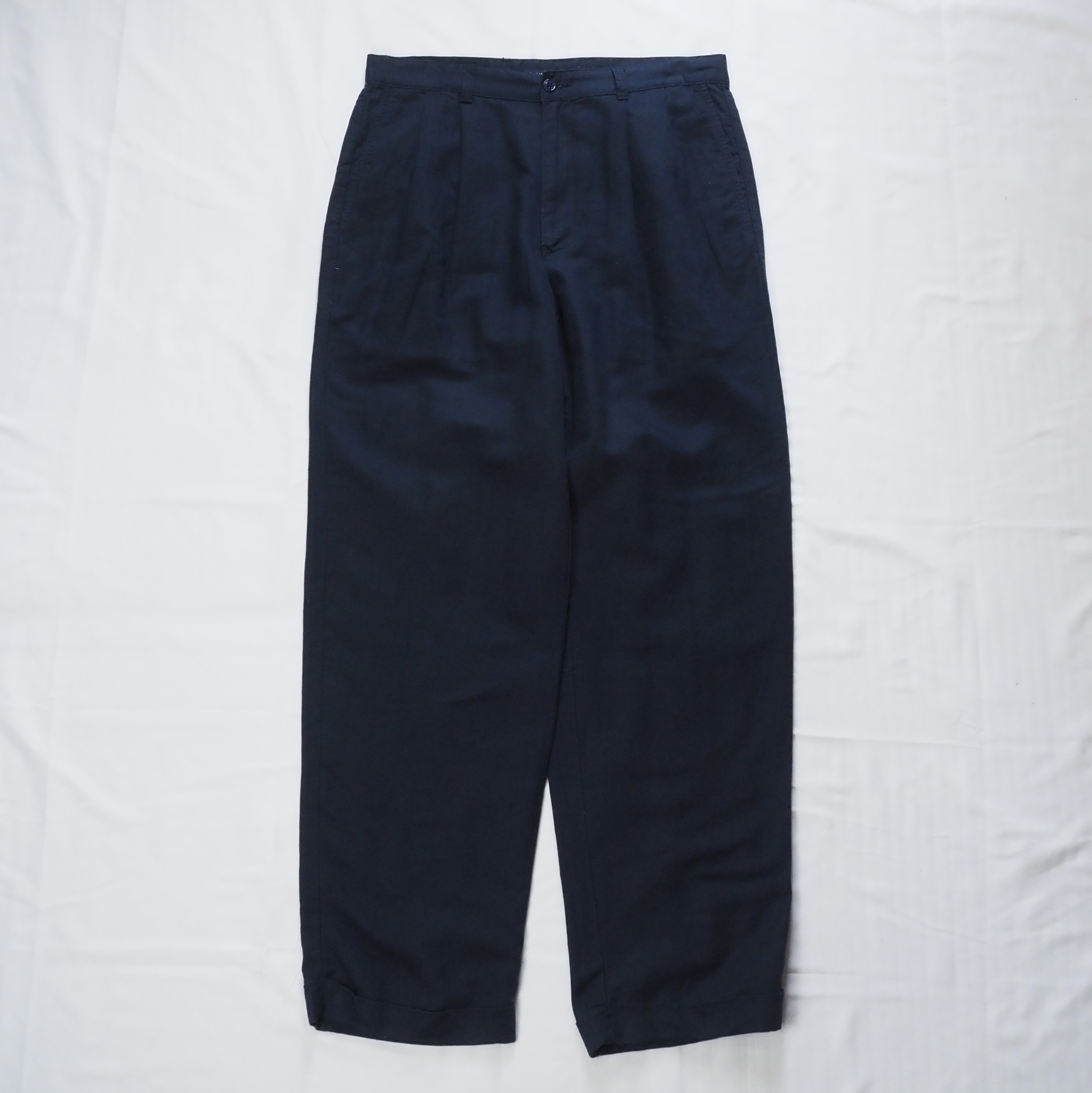 90’s-00’s Tommy Hilfiger リネンパンツ ネイビー