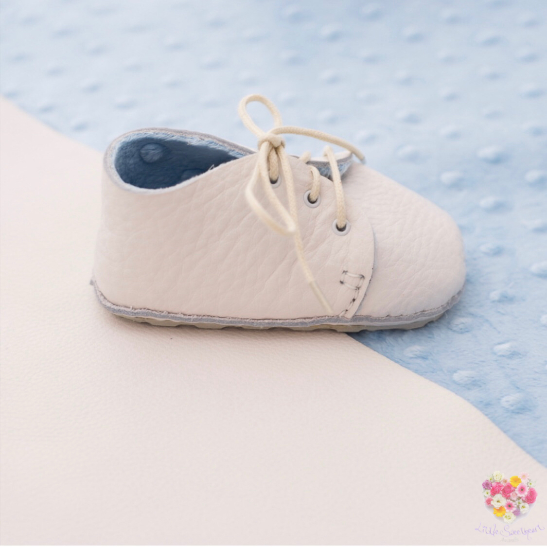 First Baby Shoes Model Mollie ファーストシューズ手作りキット Baby Blue Little Sweetheart Australia