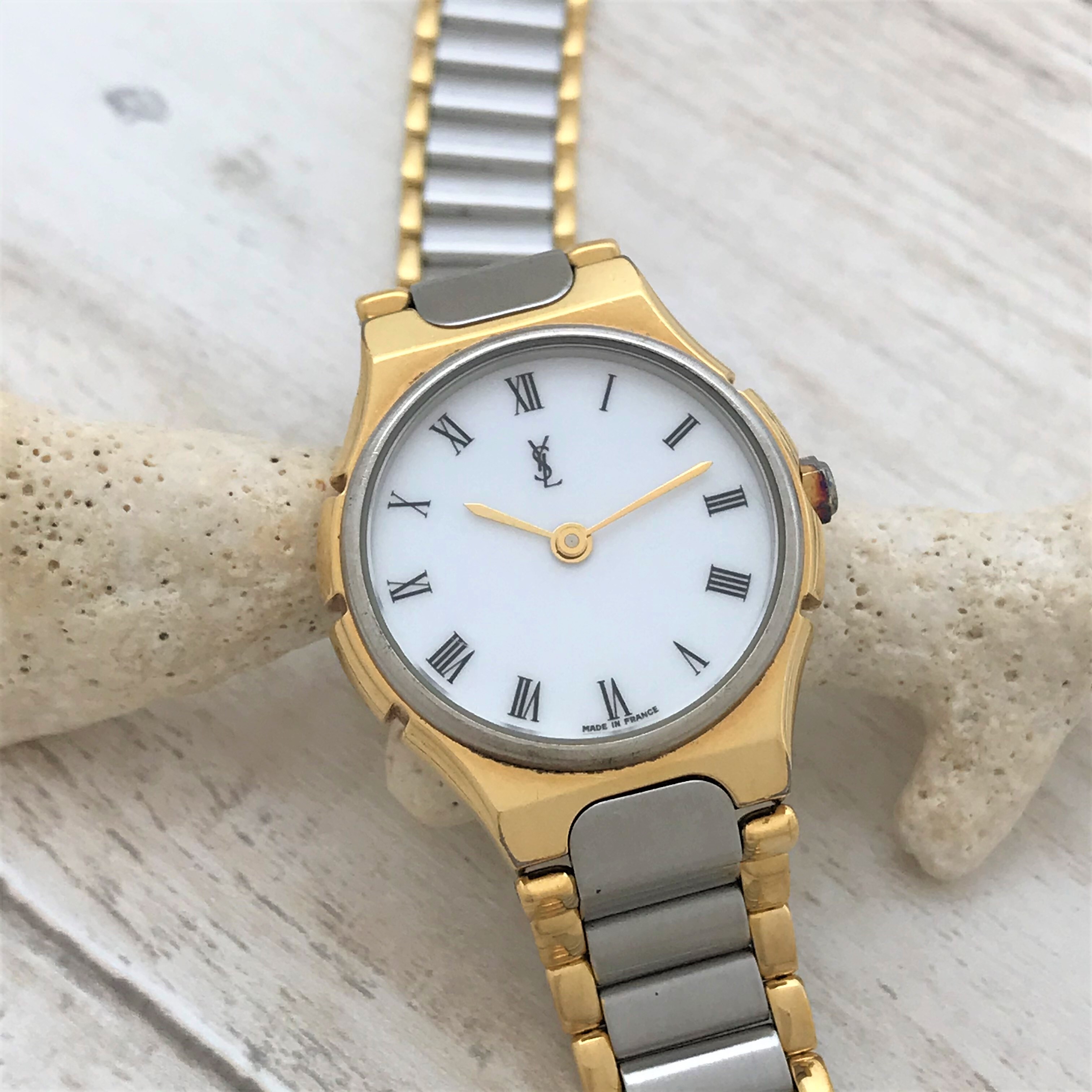イヴサンローラン レディース腕時計 動作保証付 点検済 | Masaco Vintage （マサコ ヴィンテージ ）腕時計やアクセサリーのお店