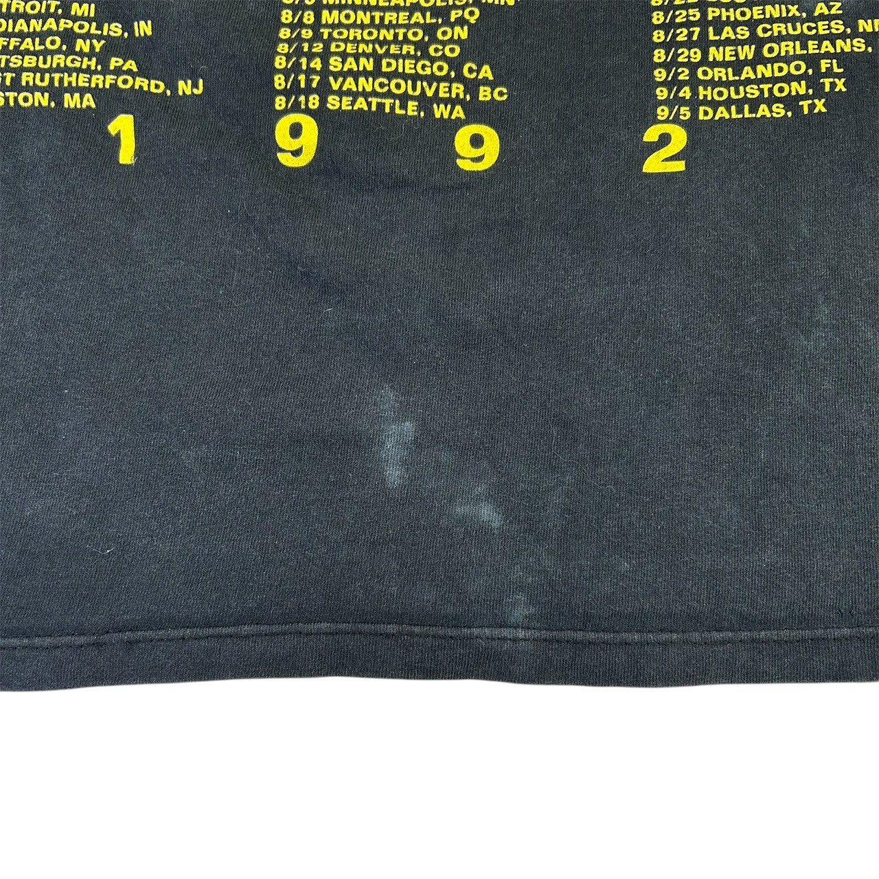 Metallica × Guns N' Roses パロディグラフィック バンドTシャツ L の画像 16