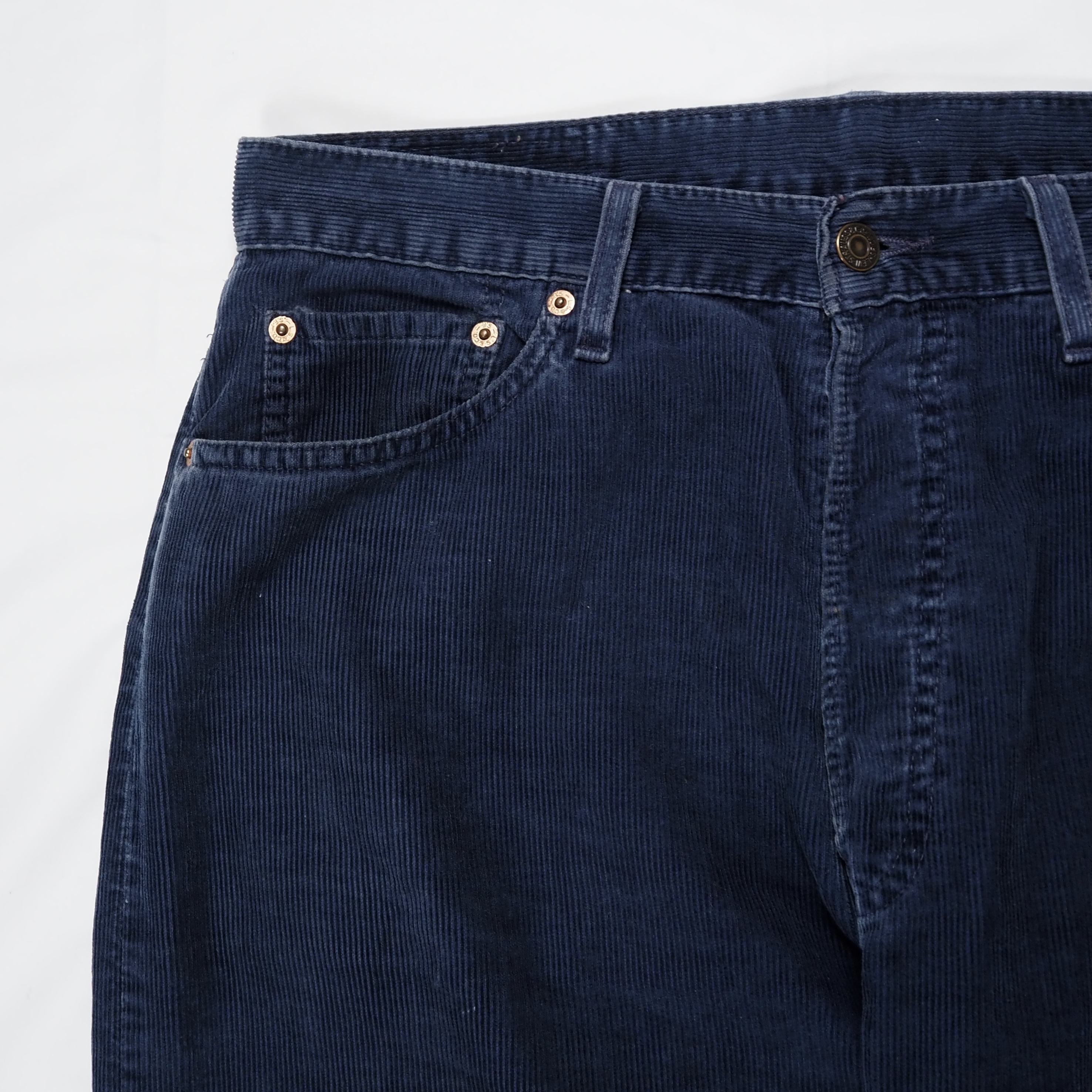 90’s Levi’s 551 コーデュロイパンツ 実寸34×30 ネイビー の画像 3