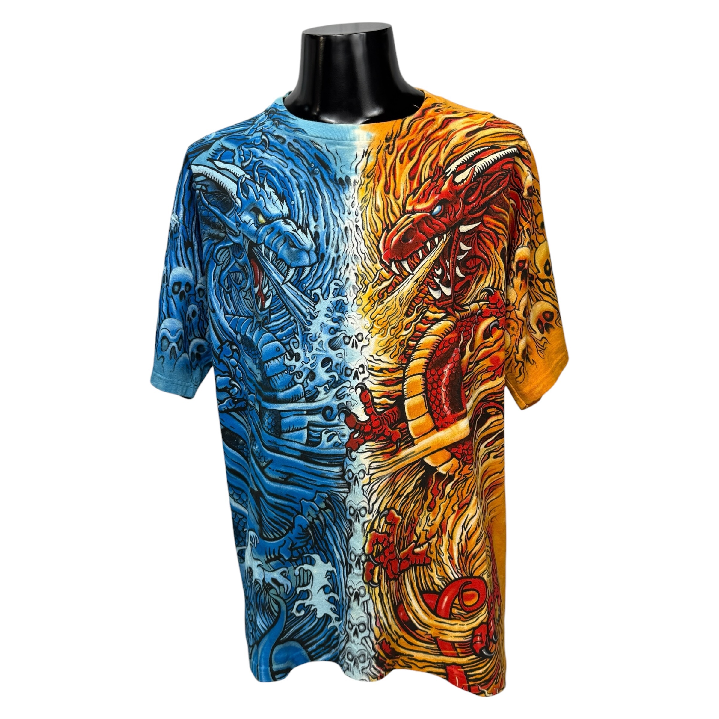 【LIQUID BLUE】リキッドブルー “FIRE & ICE DRAGON” 90’s Vintage Tシャツ