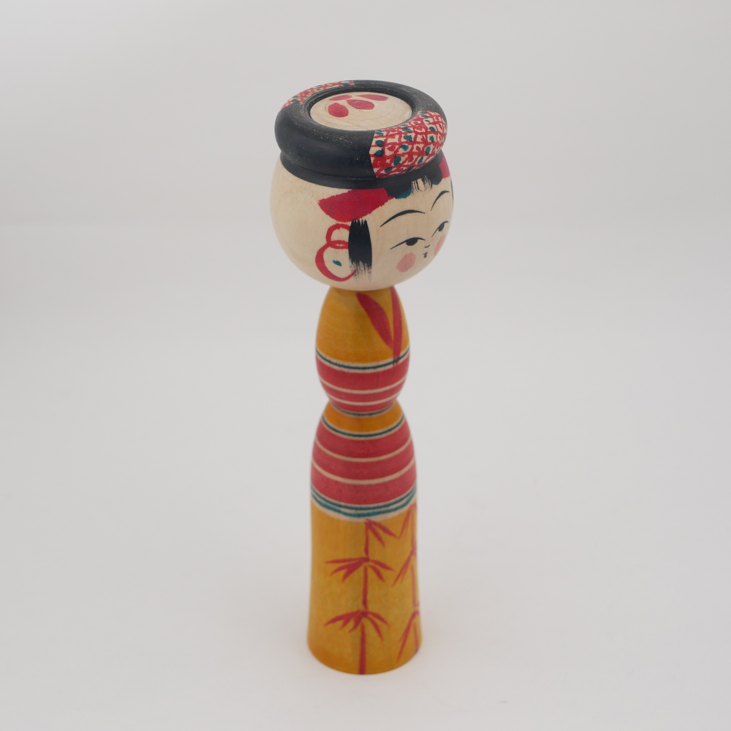 6寸マゲこけし 新山吉紀工人 弥治郎系 3 8 仙台弁こけし公式オンラインショップ