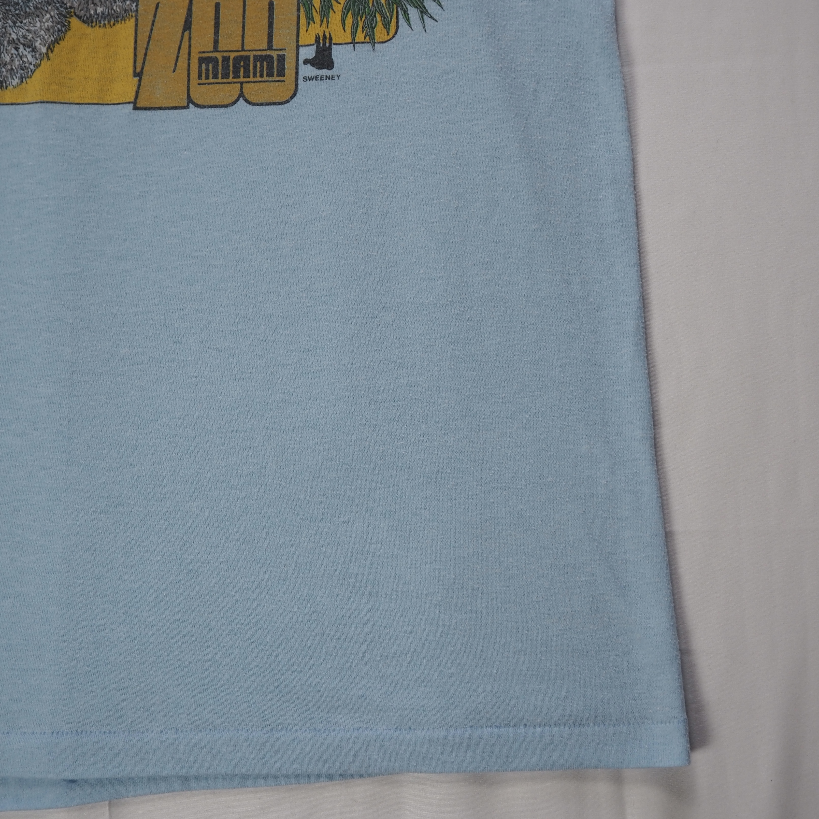 80’s Anvil スーベニアTシャツ コアラ 水色 の画像 6