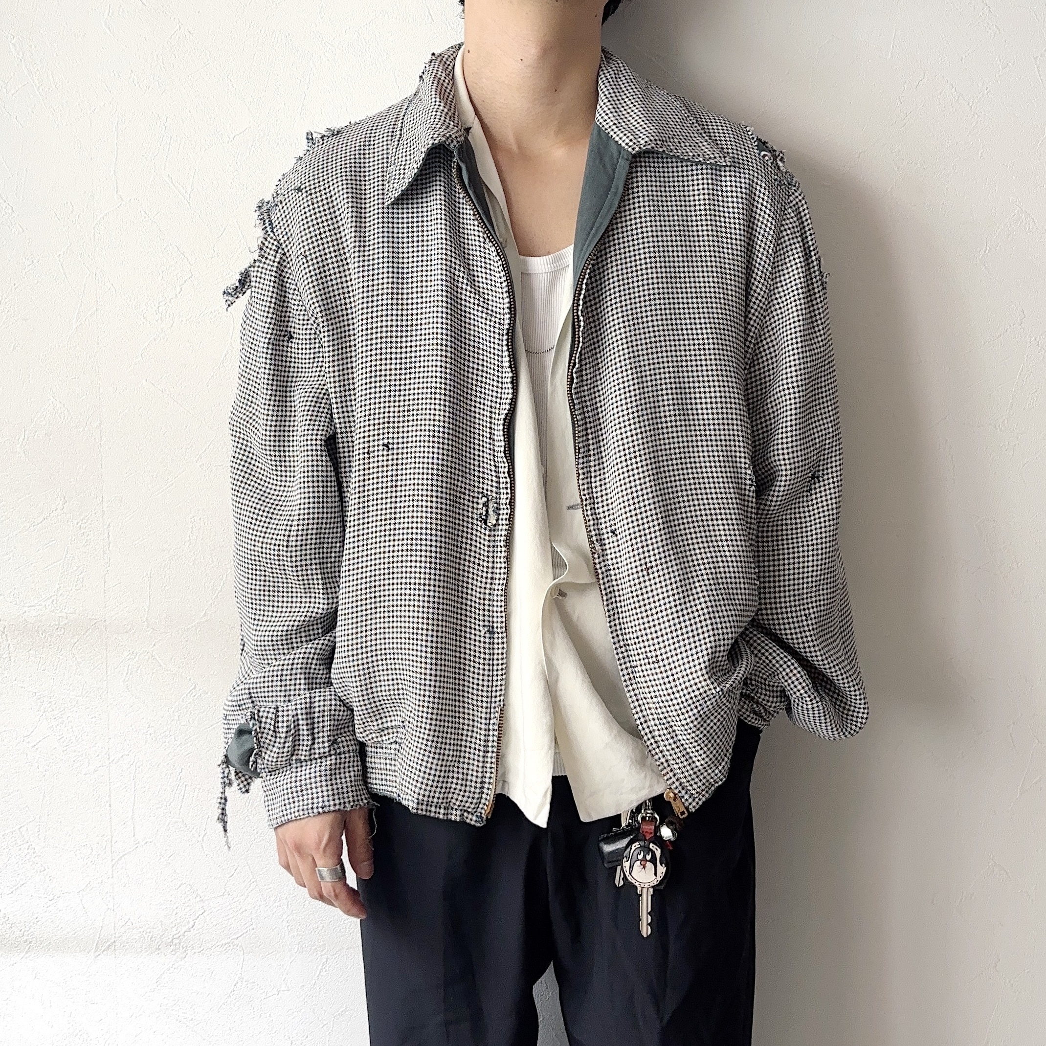 Vintage 50's Grunge Reversible Rayon Gabardine Jacket の画像 6