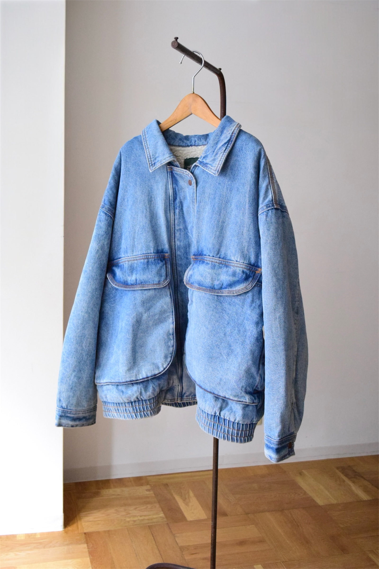 Denim boa blouson の画像 6