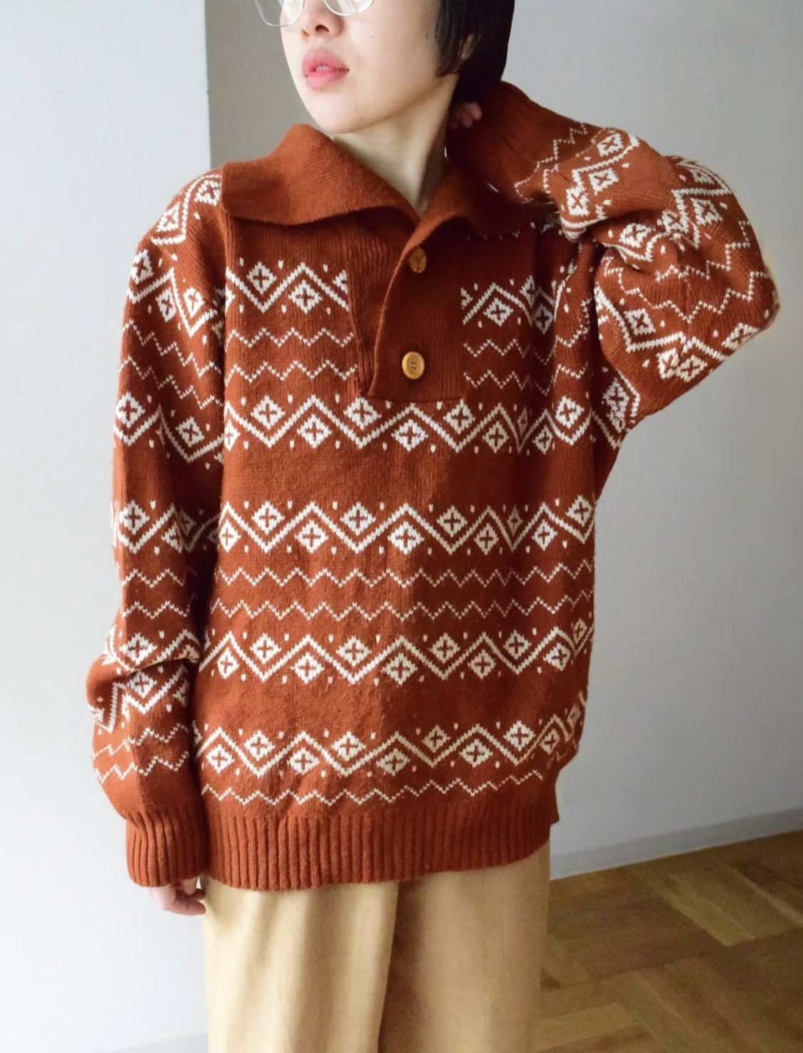 〜1980s Rich man BROTHERS Sweater の画像 2
