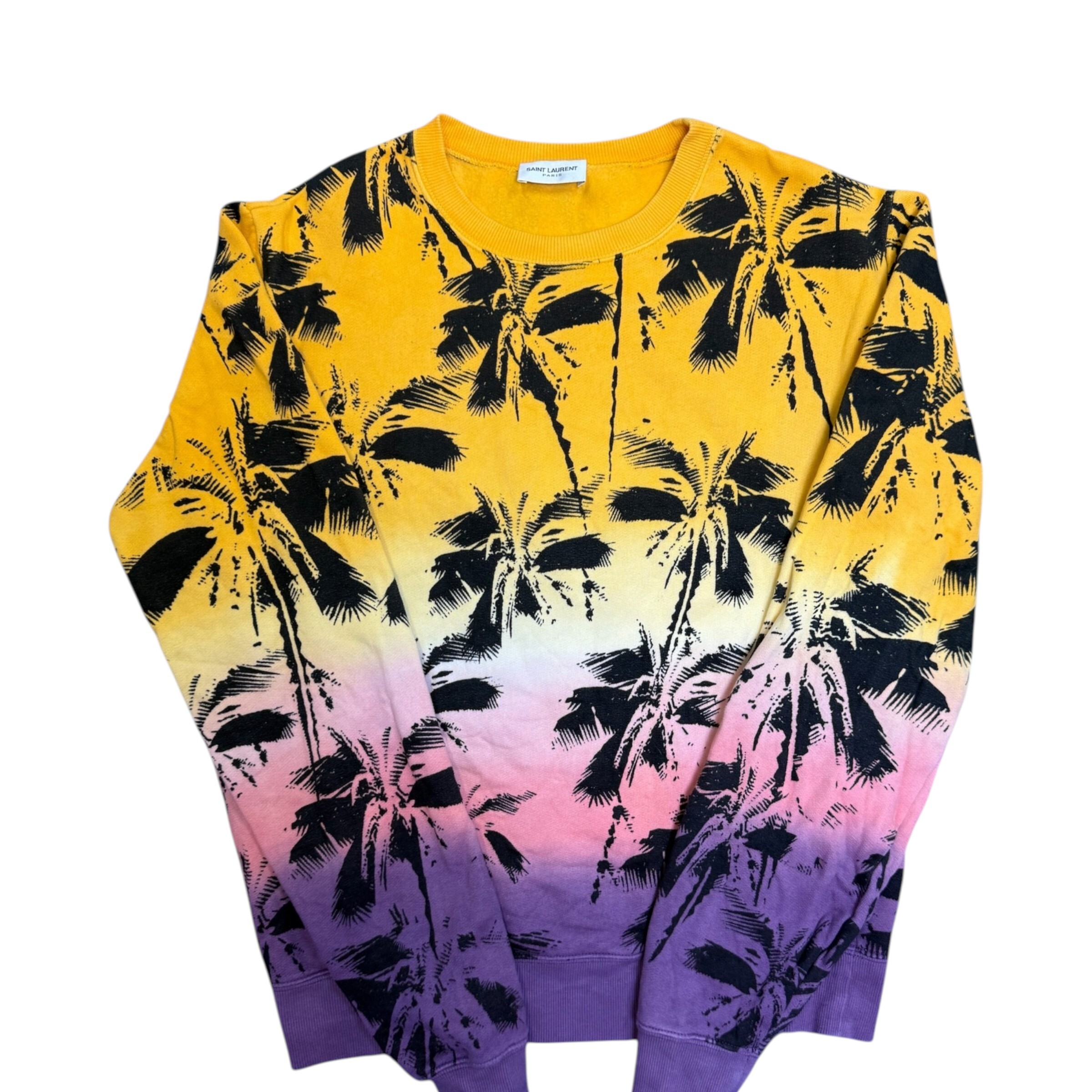 【Saint Laurent】サンローラン パームツリー スウェットシャツ レディース XS