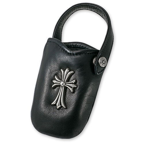 Chrome Hearts クロムハーツ ベルト ポーチ バッグ フォーンポーチ W Chクロス 送料無料 クロムハーツ ガボールなどシルバー レザーセレクトショップchrono