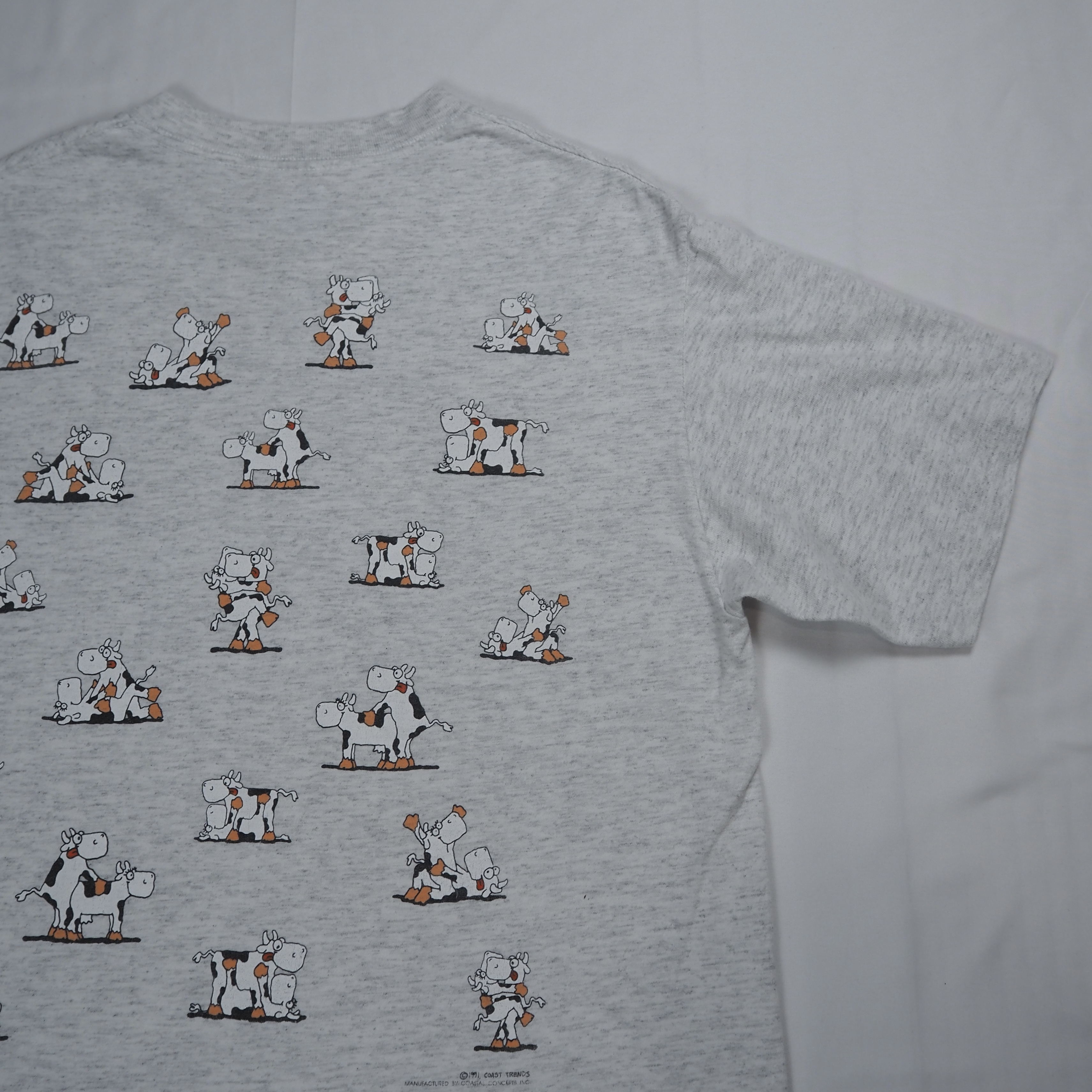 90’s SOF TEE 四十八手Tシャツ ホルスタイン Lサイズ の画像 15