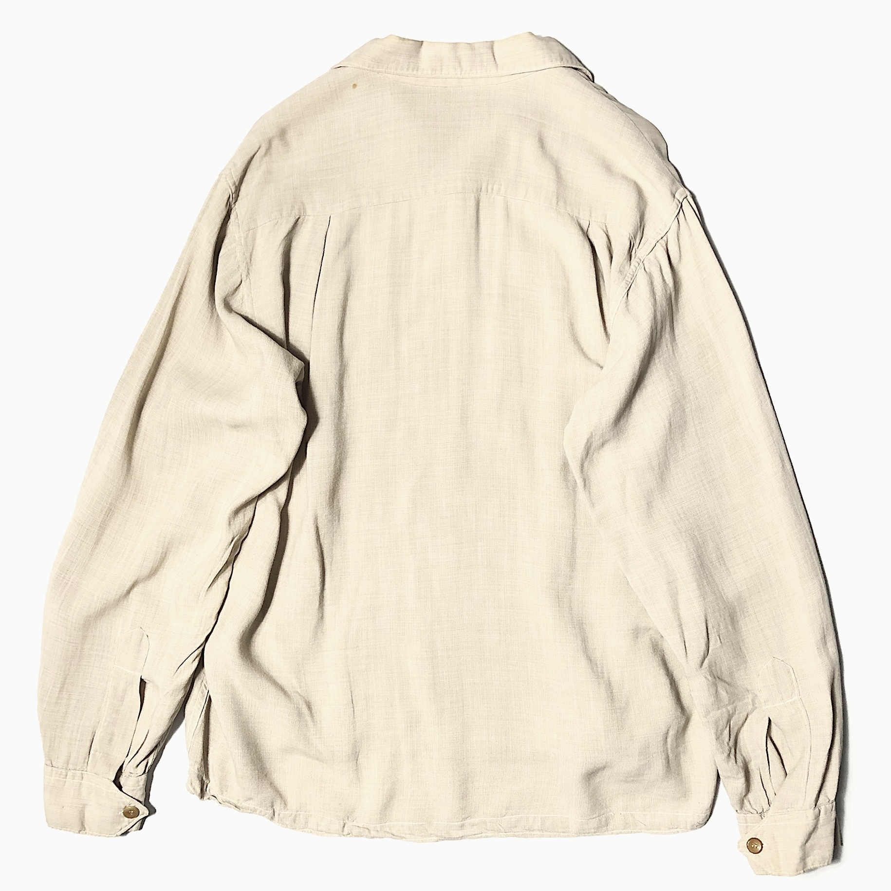 Vintage 50～60's【Brentwood】Grunge Rayon Shirt の画像 2