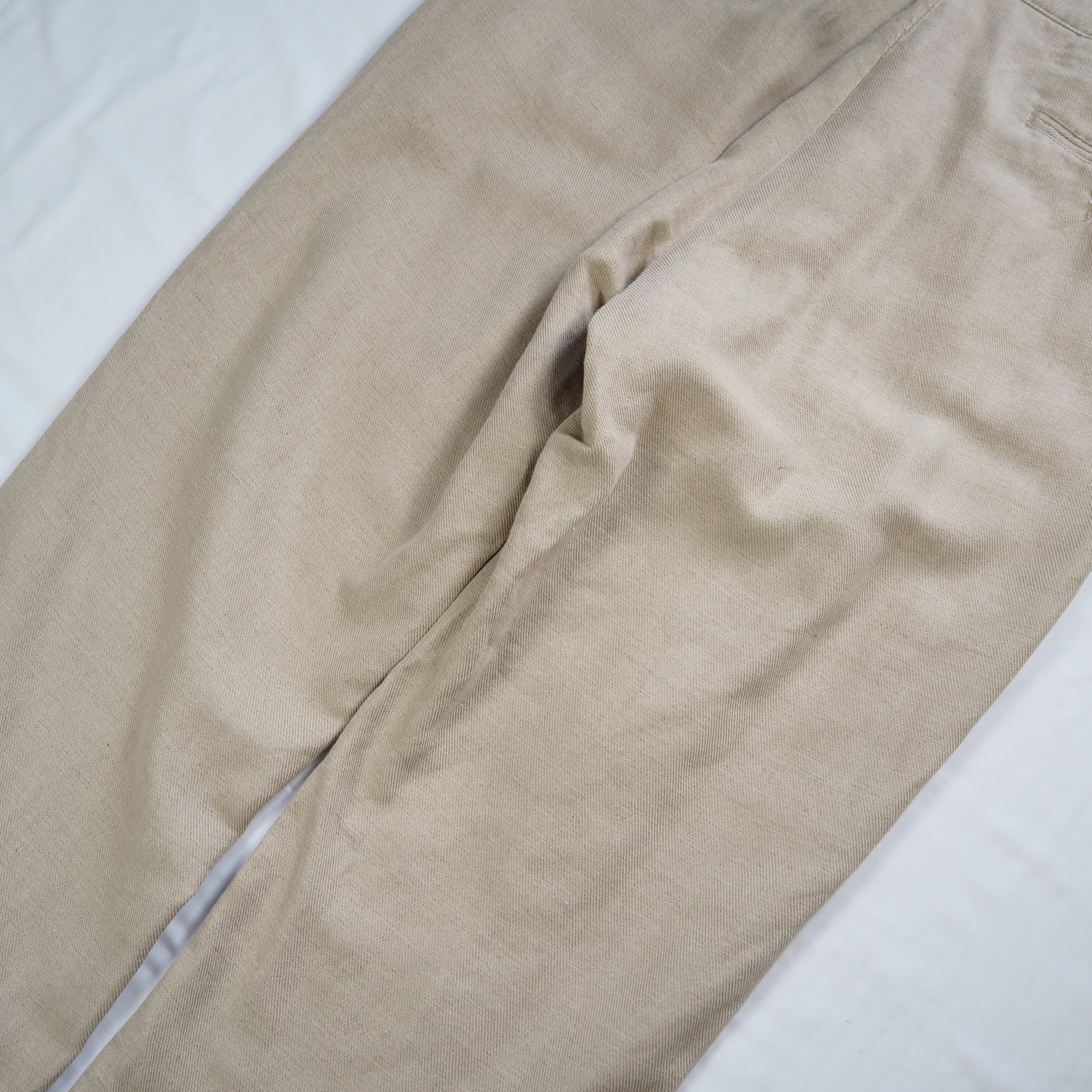 90’s Ralph Lauren リネンスラックス アメリカ製  約35×28 の画像 15