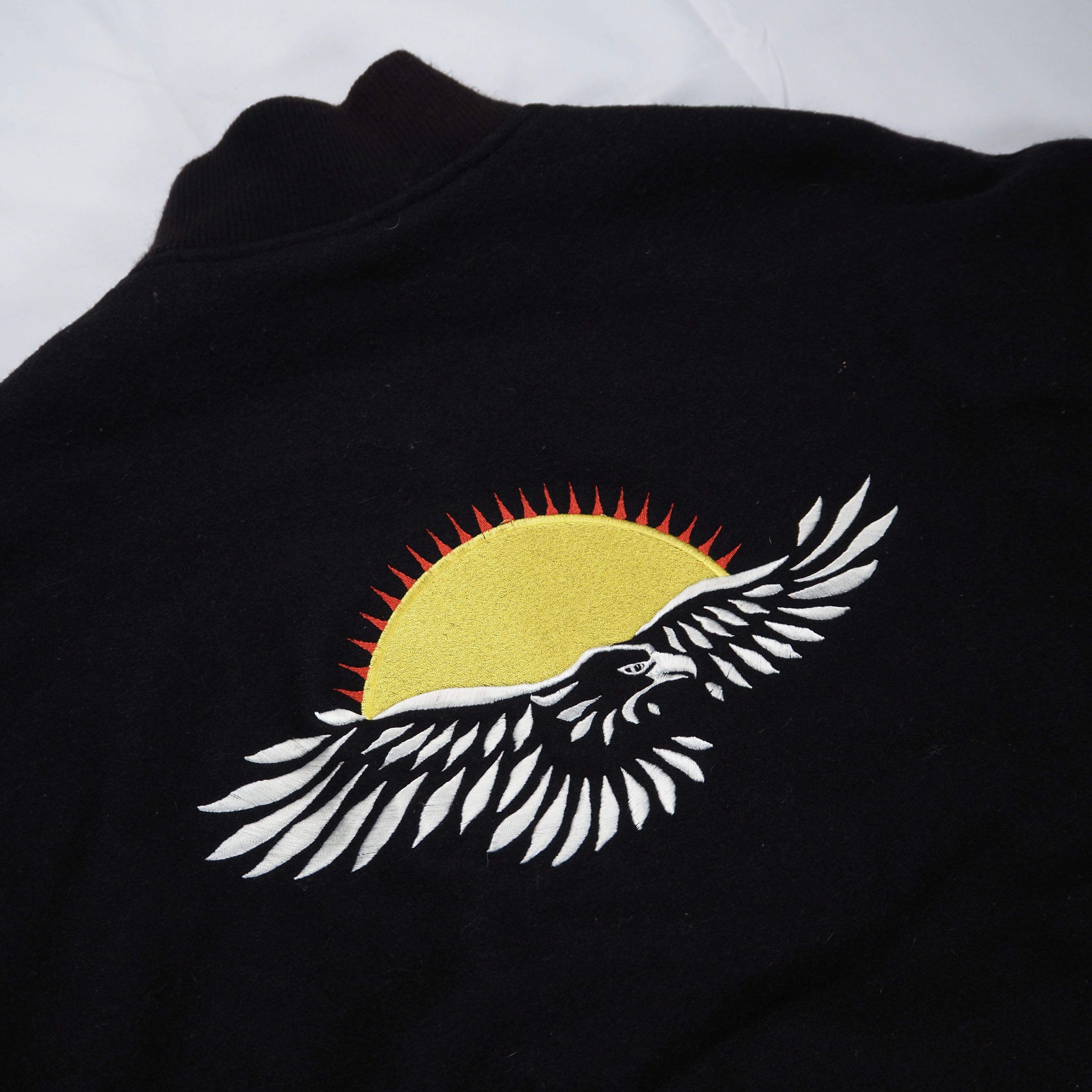 90’s スタジャン Lサイズ バック刺繍 カナダ製 の画像 6