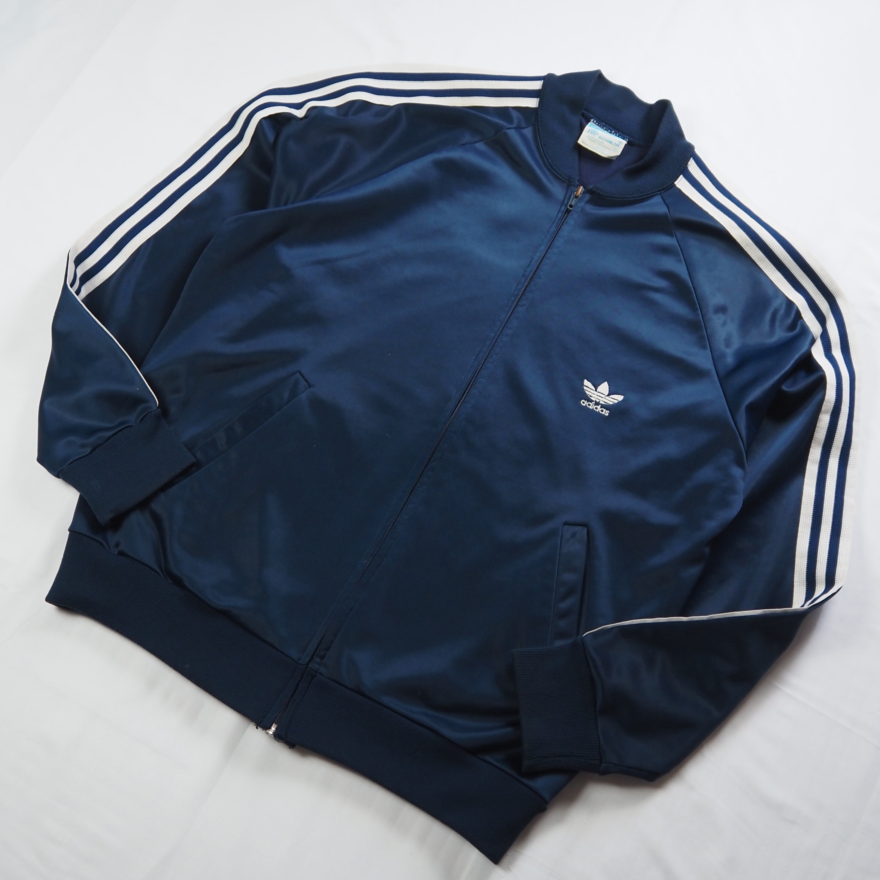 【9/23 20:00入荷】80's Adidas ATP ジャケット ネイビー Lサイズ の画像 2