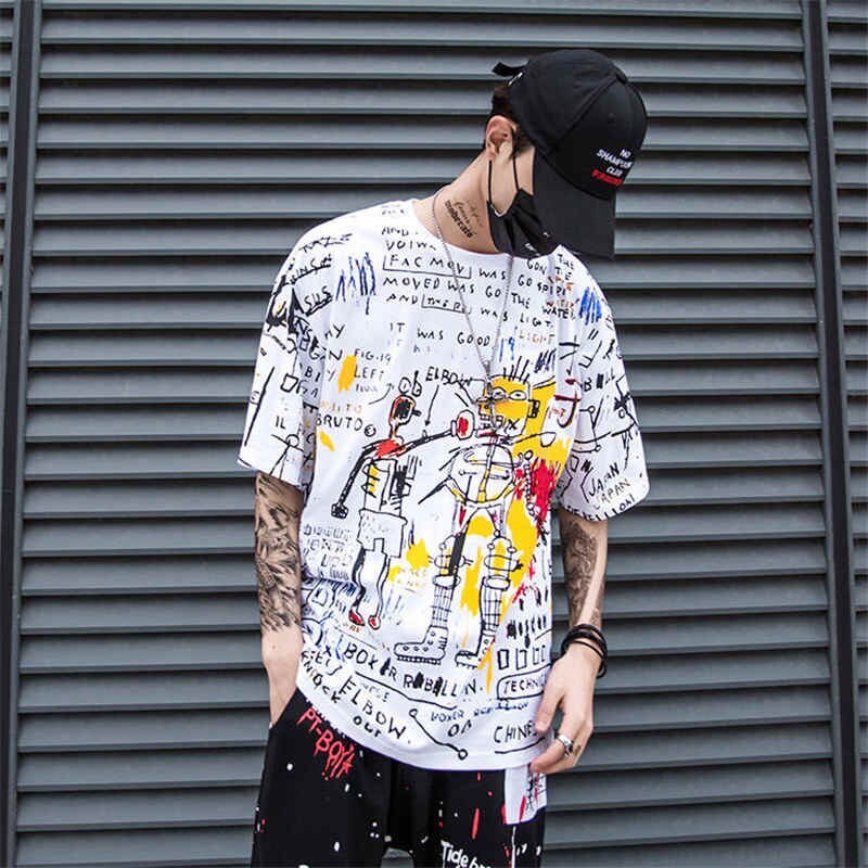 メンズ 男性 ヒップホップ Tシャツ 夏 半袖 カジュアル ストリート