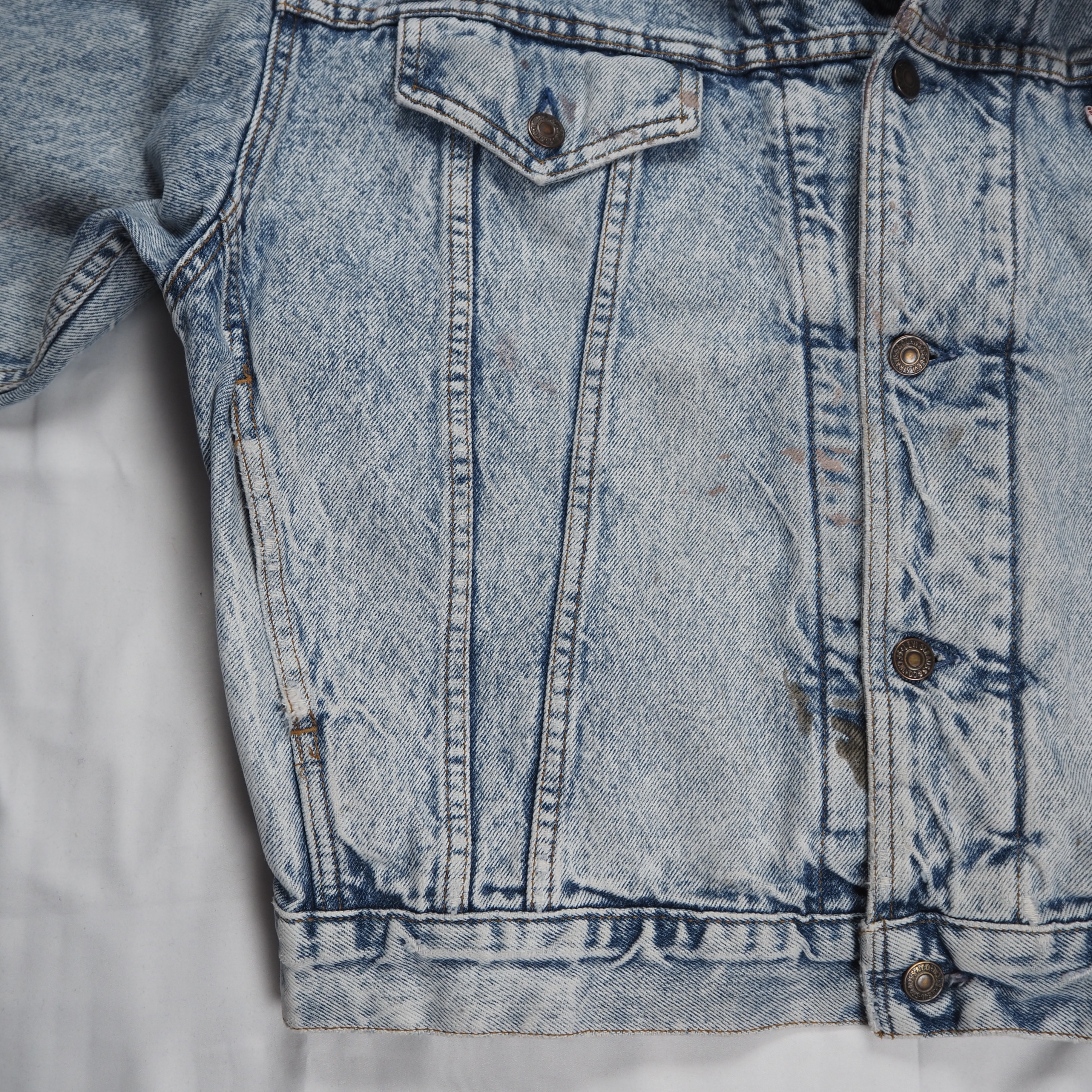 【珍リーバイス】80’s Levi’s Denim Hoodie Jacket の画像 4