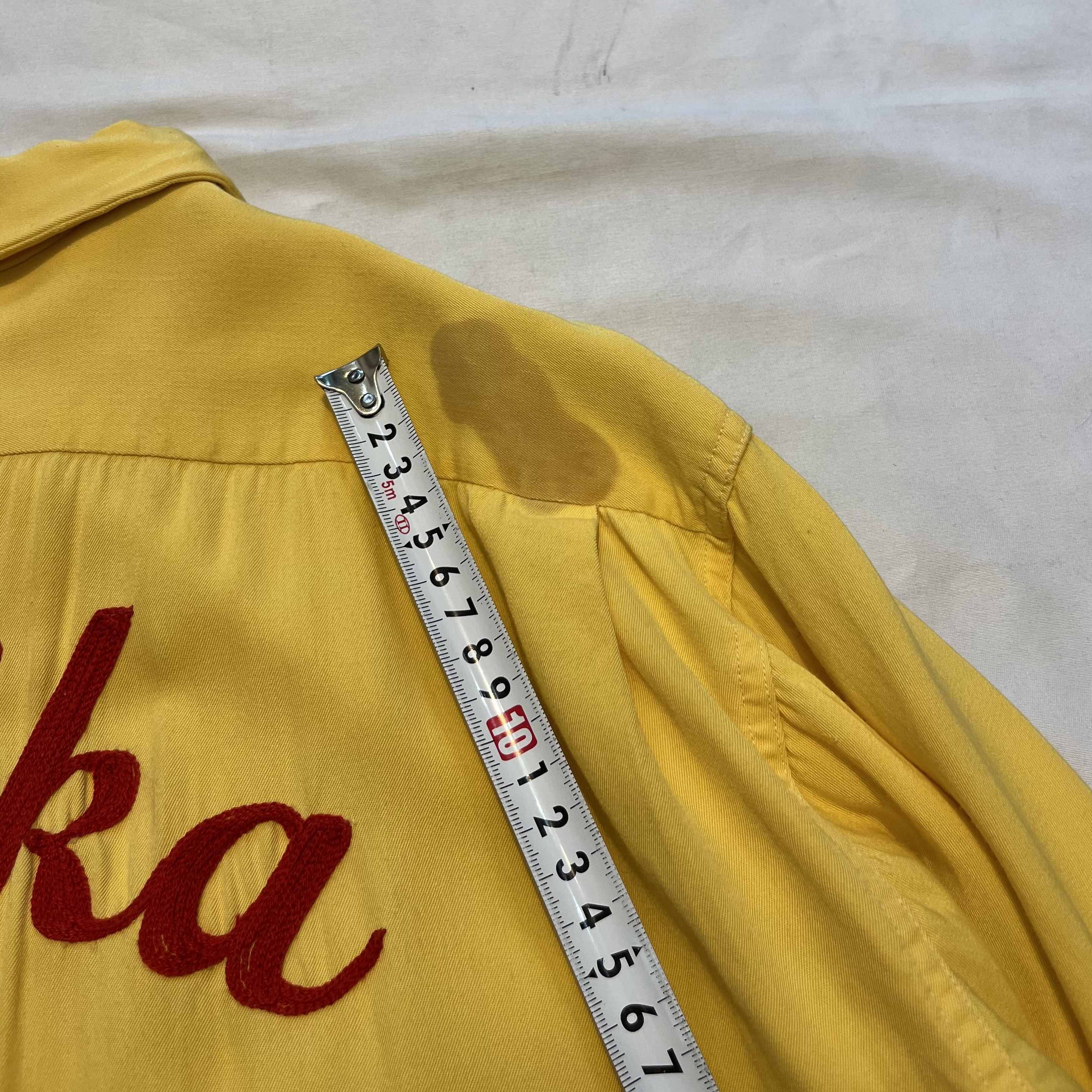 50’s Rayon Bowling Shirts “Chain Stitch” の画像 4