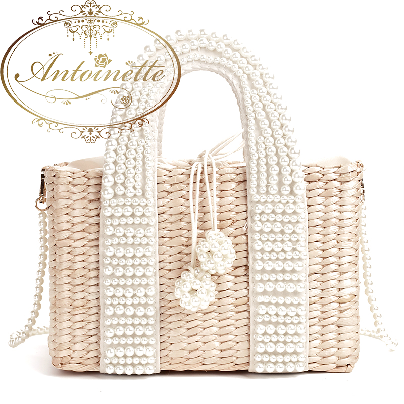 カゴバック 夏物 ファッション小物 White Summer Fashion Bag Antoinette