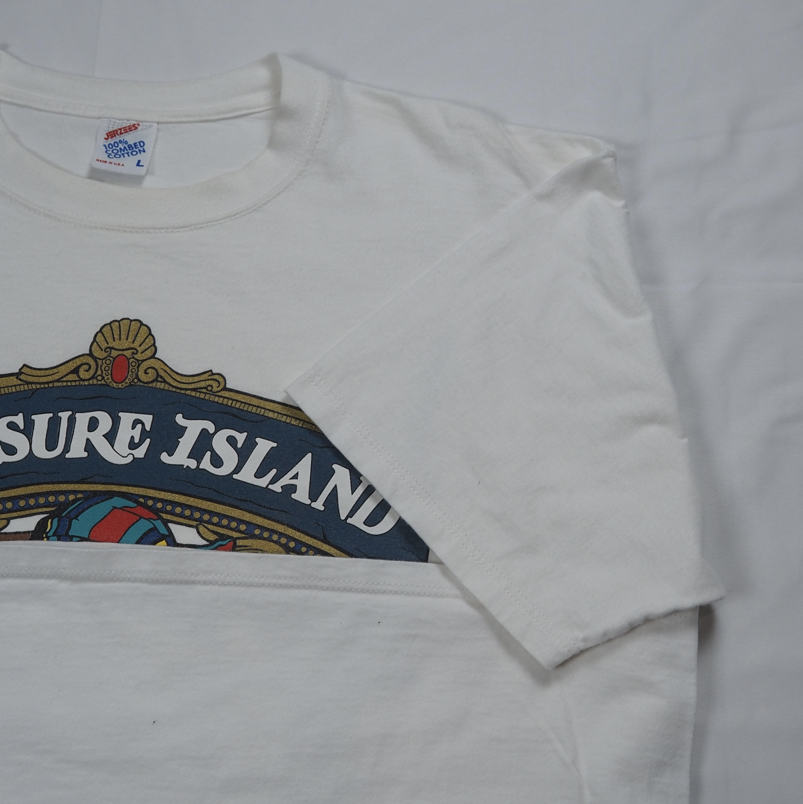 90’s Jerzees スカルTシャツ Lサイズ の画像 11