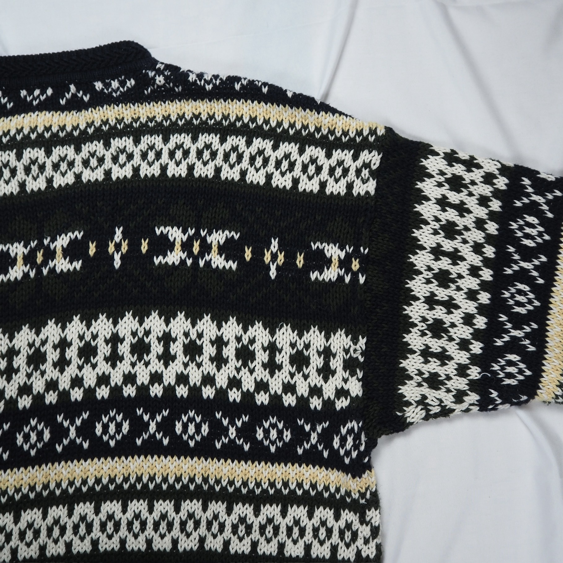 00’s IVY CREW コットンニット XLサイズ の画像 11