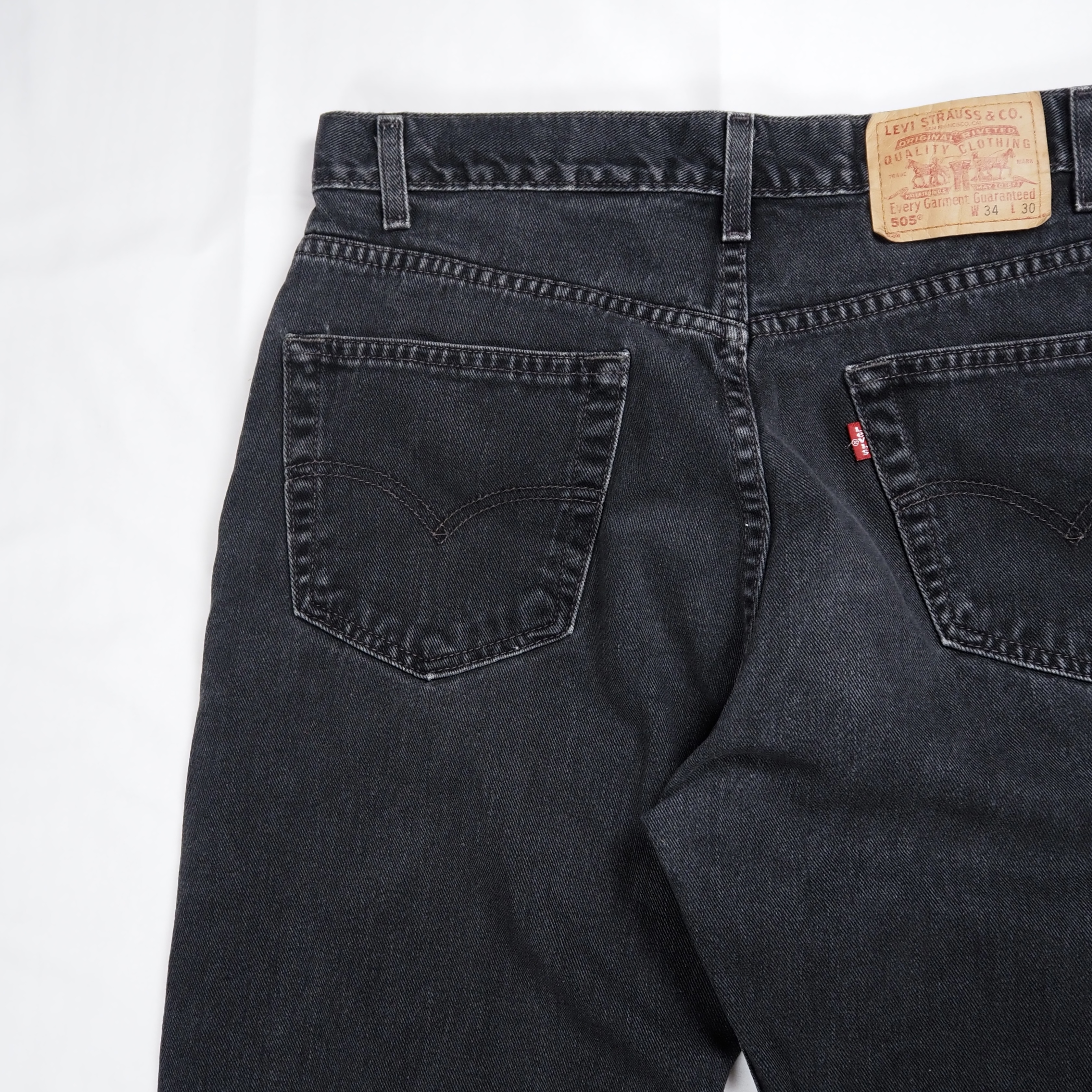 00’s Levi’s 505 ブラック 34×29 グアテマラ製 の画像 13