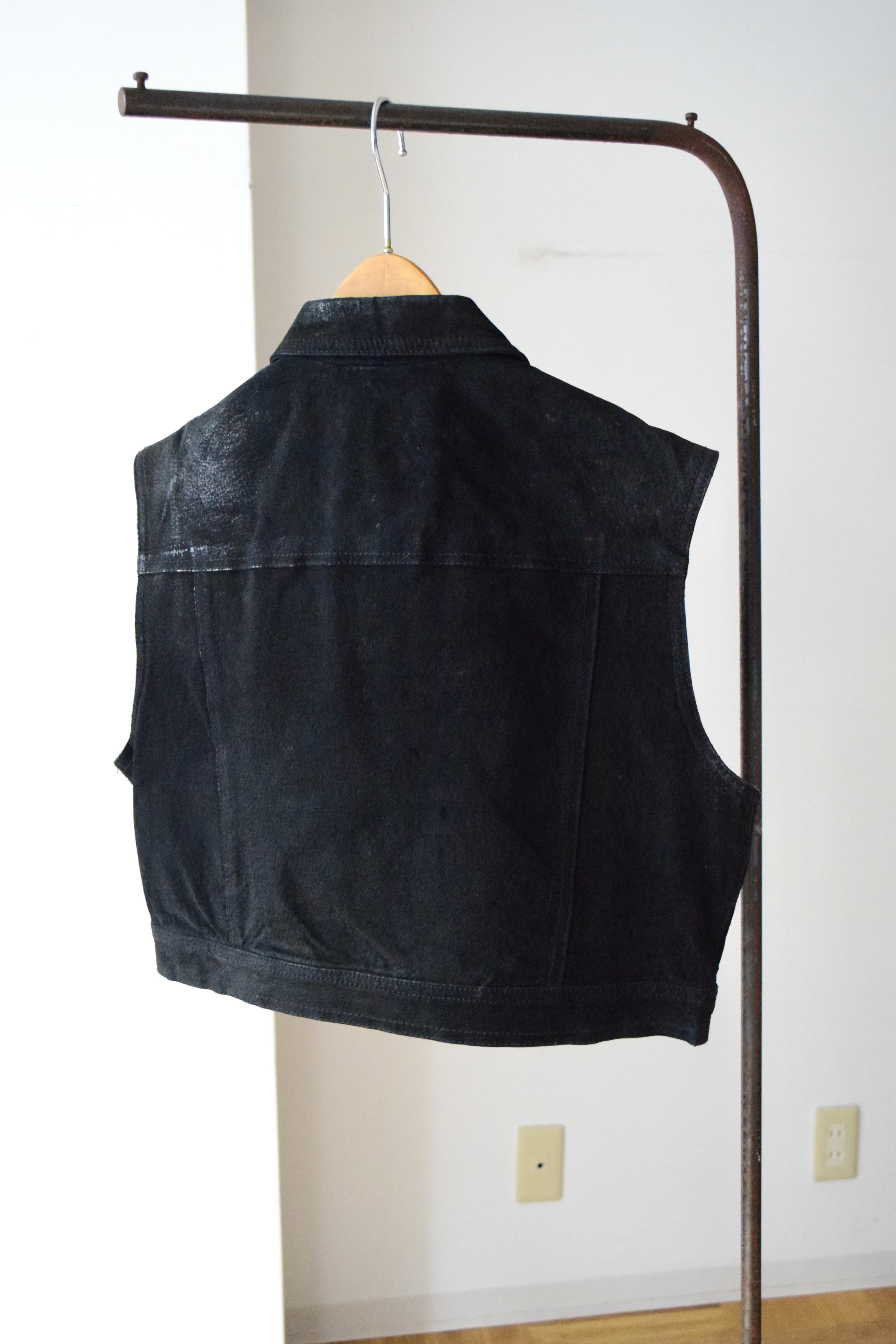 Suede short vest の画像 6