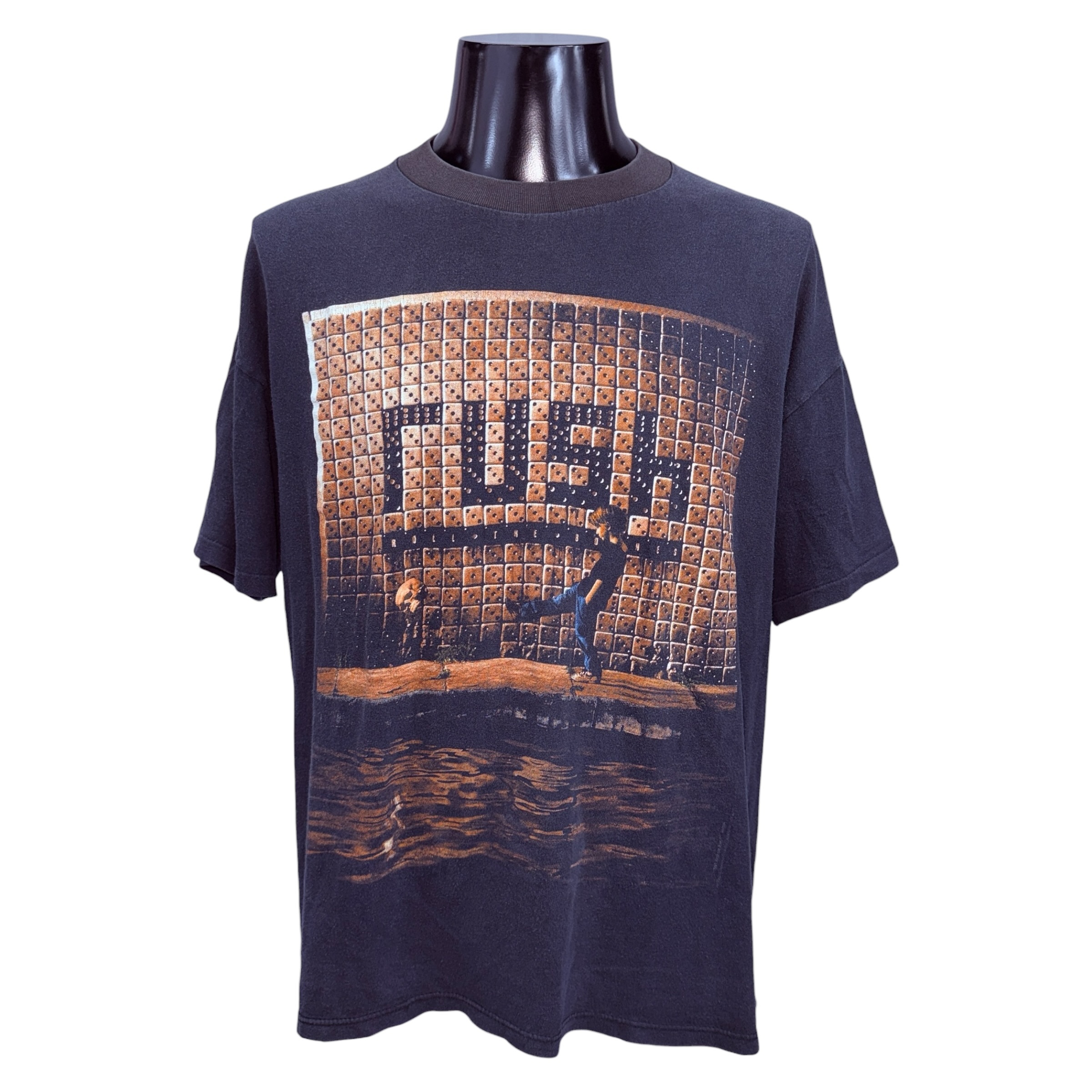【RUSH】ラッシュ “ROLL THE BONES” 90’s Vintage Tour Tシャツ