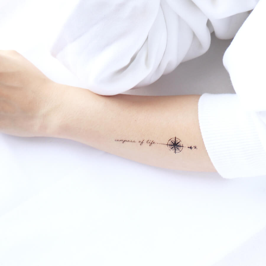 Compass タトゥーシール 感性デザイン Calarito Compass タトゥーシール 感性デザイン Calarito
