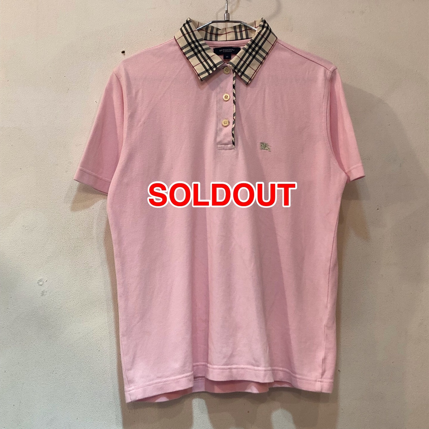 Burberry London バーバリー ポロシャツ ピンク レディース M Room