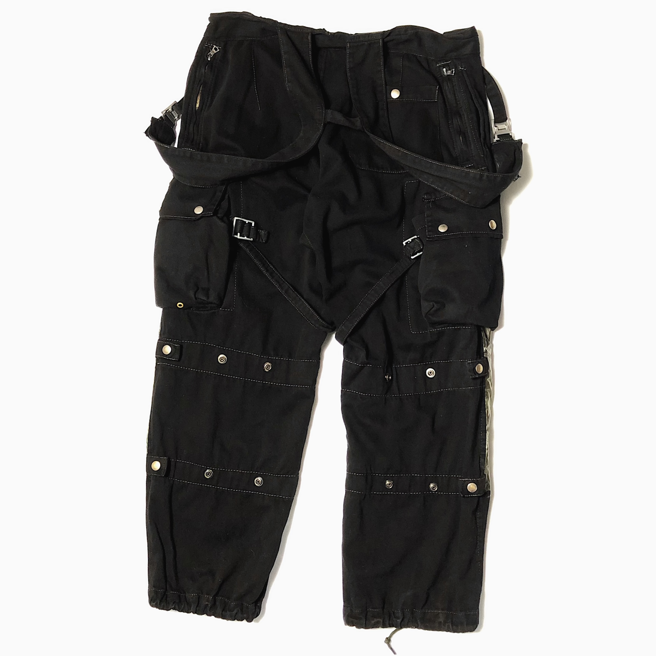 Vintage 70's M-70 Piece Dyed Suspenders Pants の画像 2