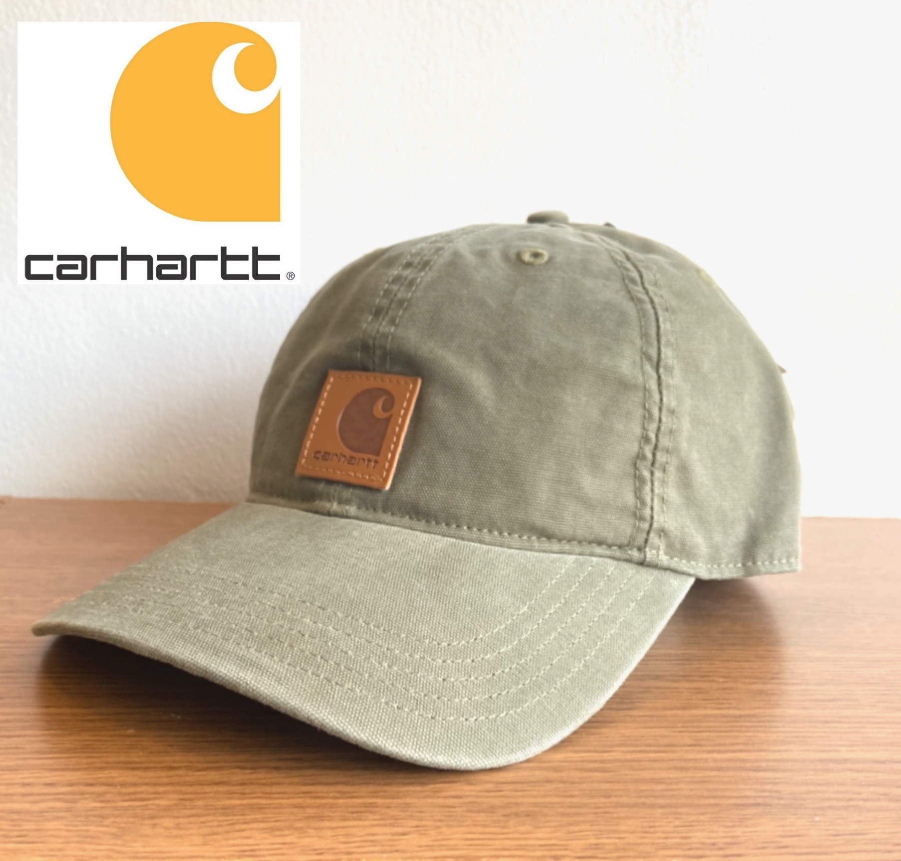 新品 正規品 Carhartt カーハート キャップ Cロゴ付 帽子 アーミーグリーン らくふる古着 リユース リメイク専門のオンライン古着shop 新品 正規品 Carhartt カーハート キャップ Cロゴ付 帽子 アーミーグリーン らくふる古着 リユース リメイク専門のオンライン古着shop
