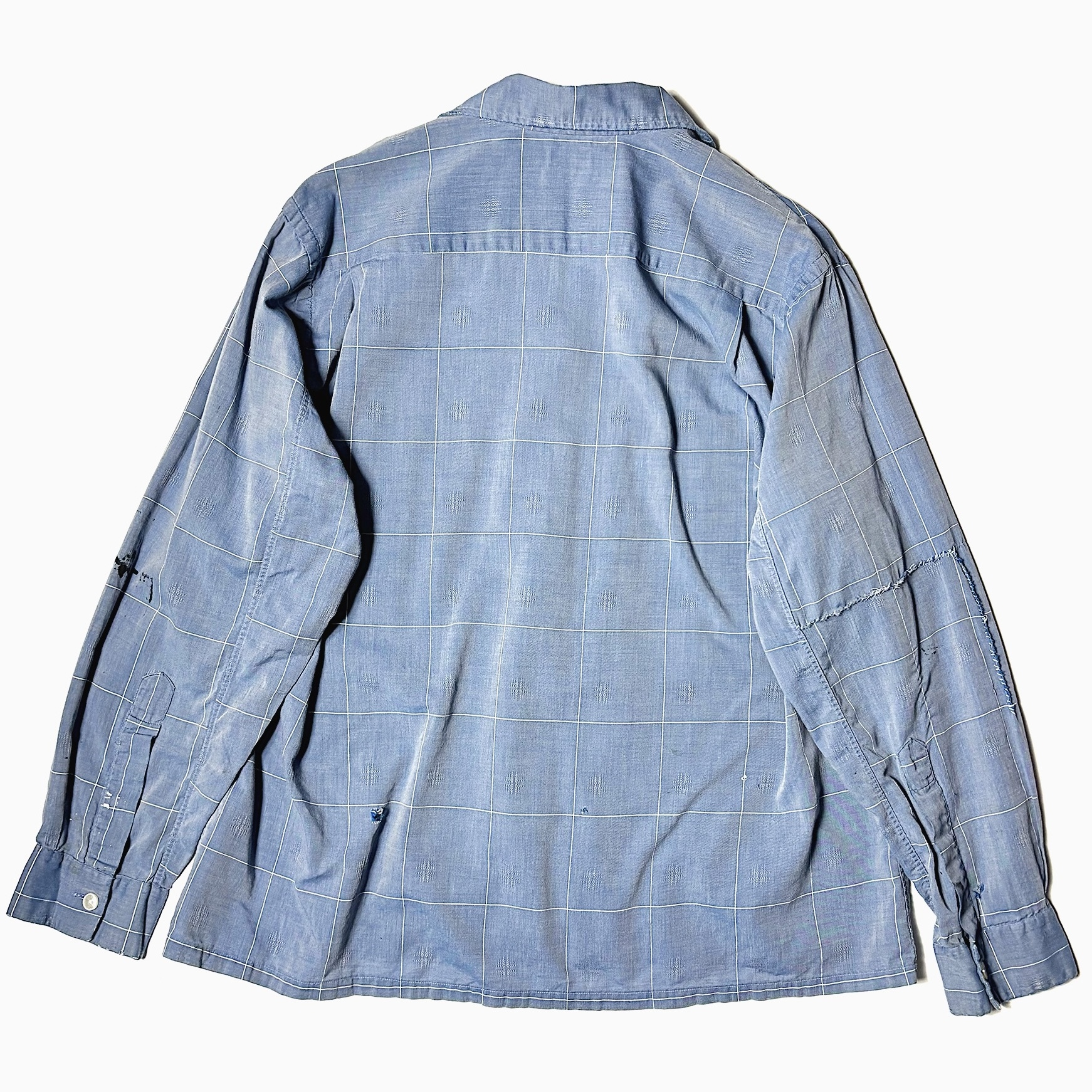 Vintage 60's【Mallernee's by Enro】Grunge Open Collar Shirt の画像 2