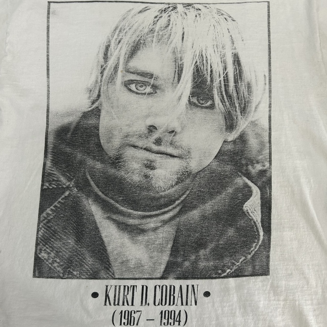 Nirvana Kurt Cobain Memorial 90s Vintage Band T-Shirt GIANT XL の画像 4