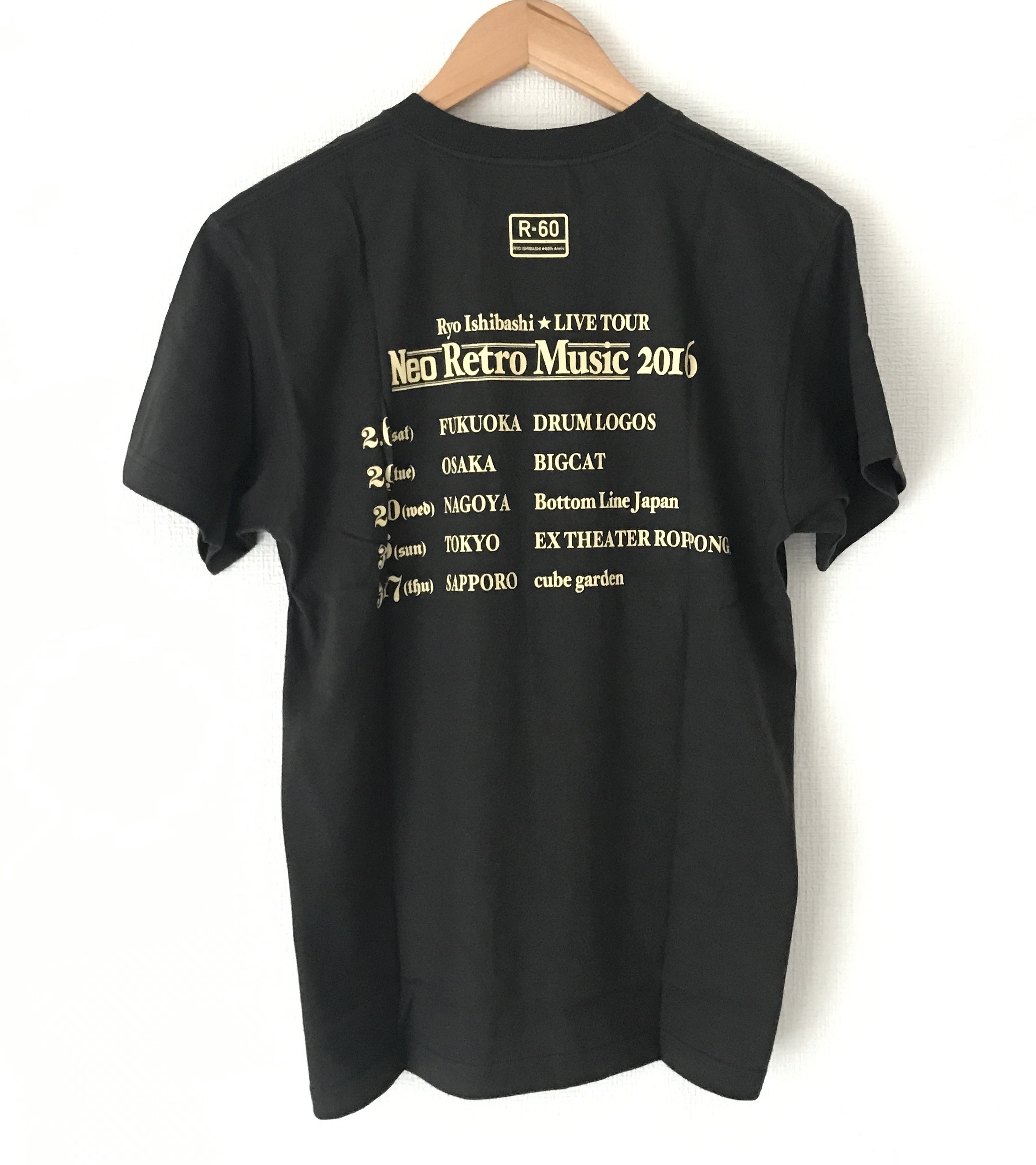 Live Tour Neo Retro Music 16 Tシャツ チャコールグレー Gran Vision 石橋凌 Ryo Ishibashi オフィシャルサイト Live Tour Neo Retro Music 16 Tシャツ チャコールグレー Gran Vision 石橋凌 Ryo Ishibashi オフィシャルサイト