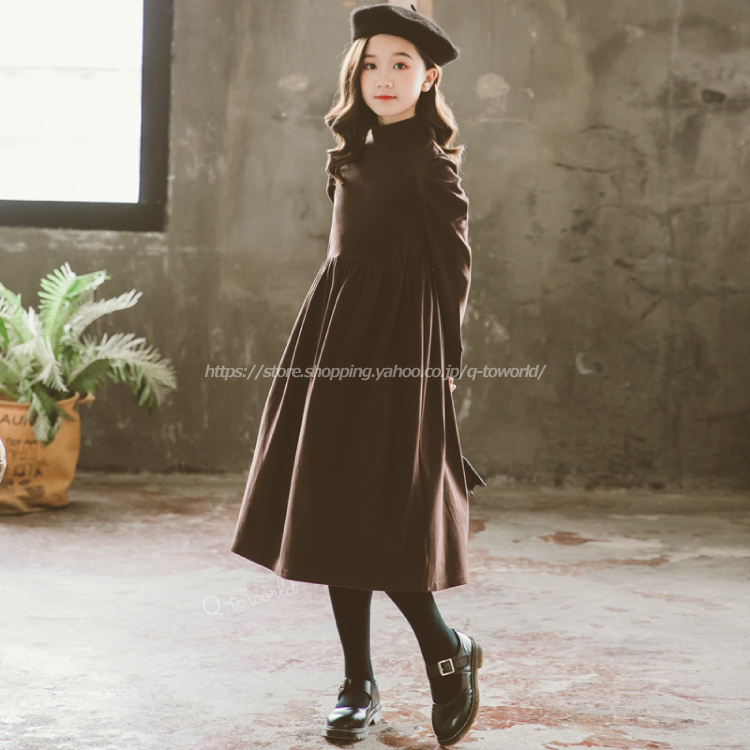 1 165 女の子 ワンピース フォーマル 長袖 エレガント ロングドレス 子供服 キッズ ジュニア 韓国子供服 女の子 Q Toworld キュートワールド 子供服 メール便は何点でも送料の合計は280円