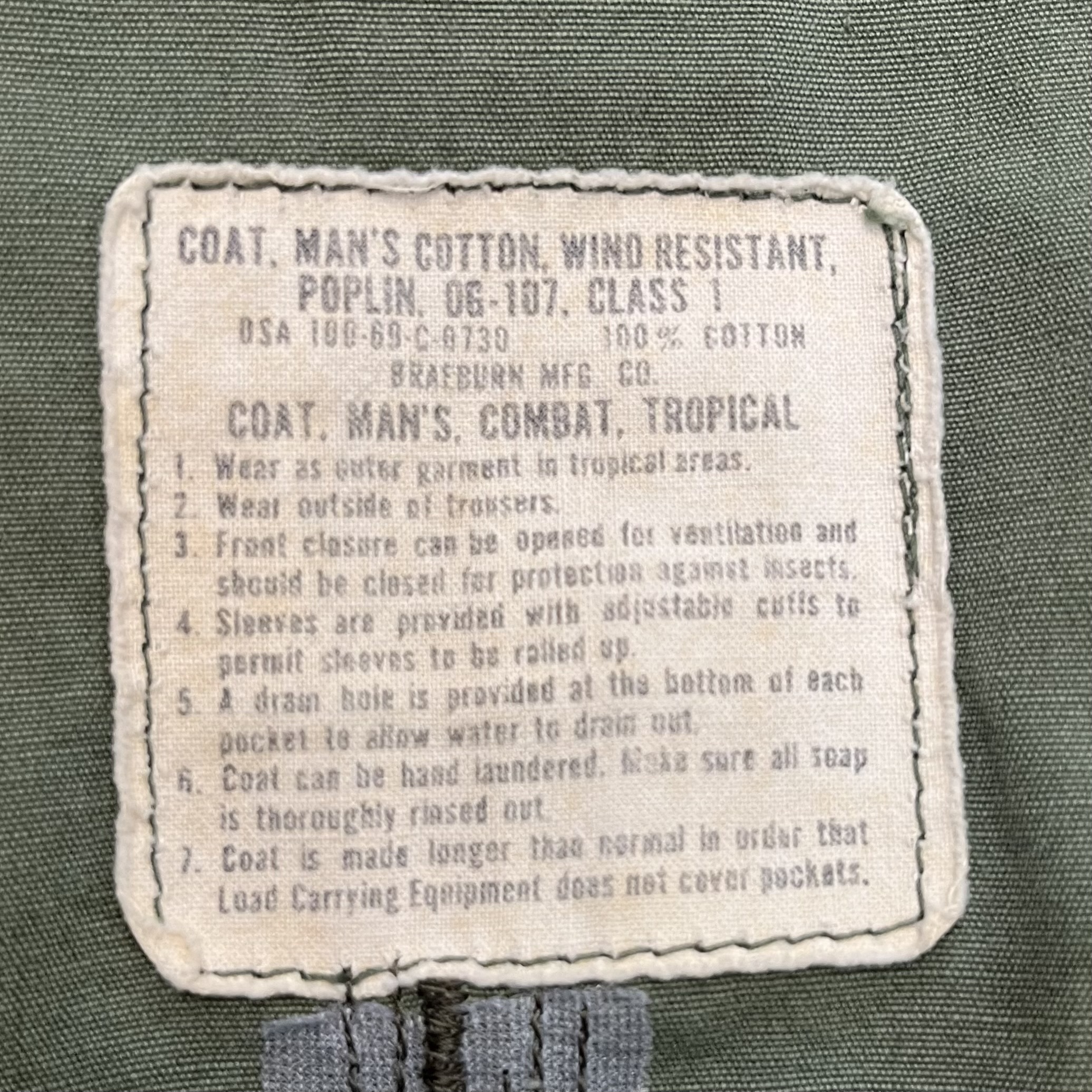 60’s U.S. Military Fatigue Jacket “3rd Type” の画像 11