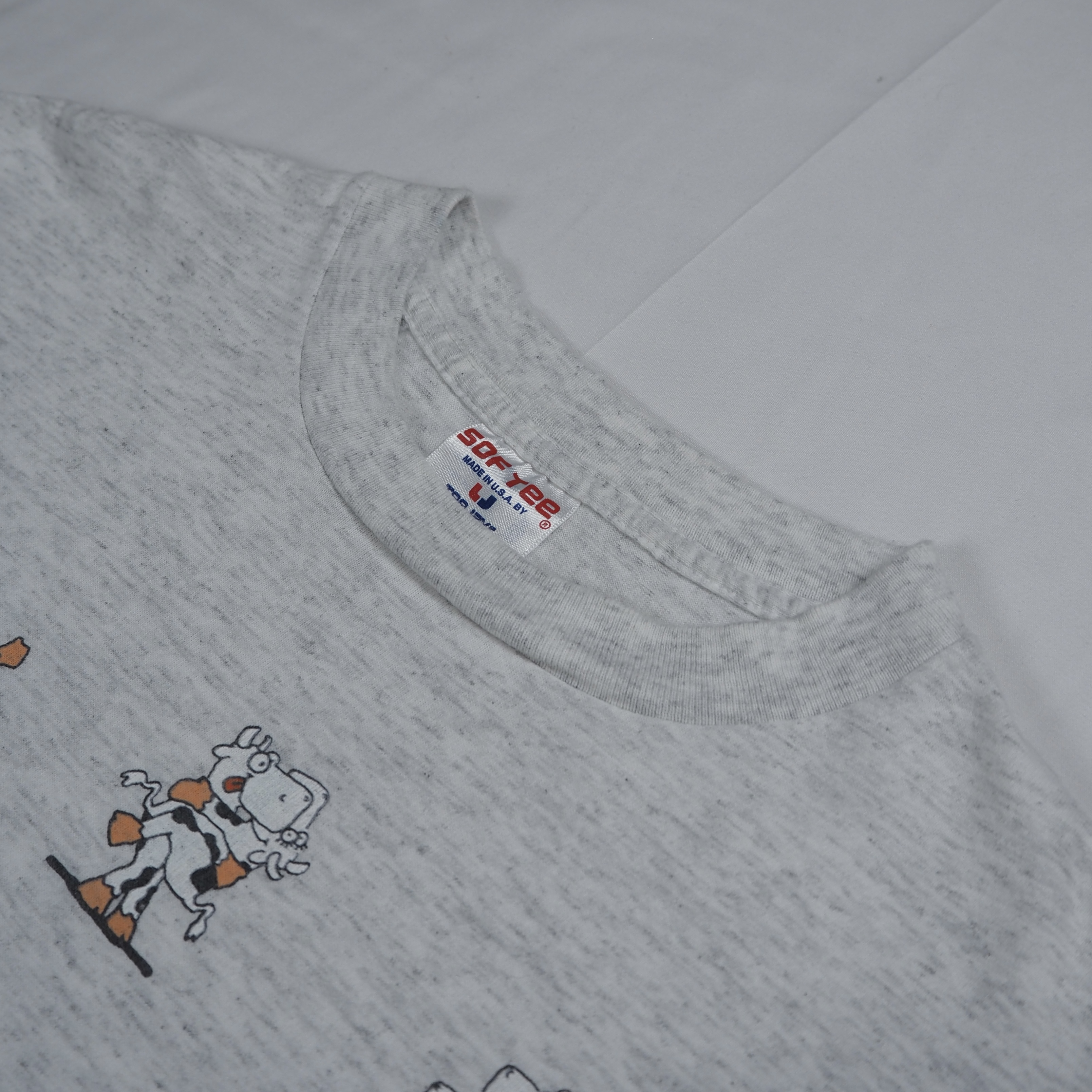 90’s SOF TEE 四十八手Tシャツ ホルスタイン Lサイズ の画像 7
